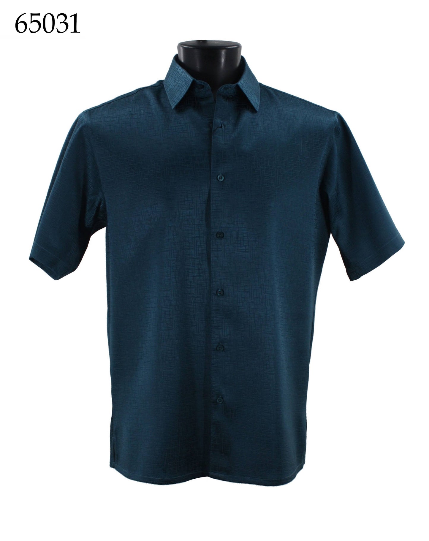 Bassiri Tone-on-Tone Short Sleeve Shirts 65031