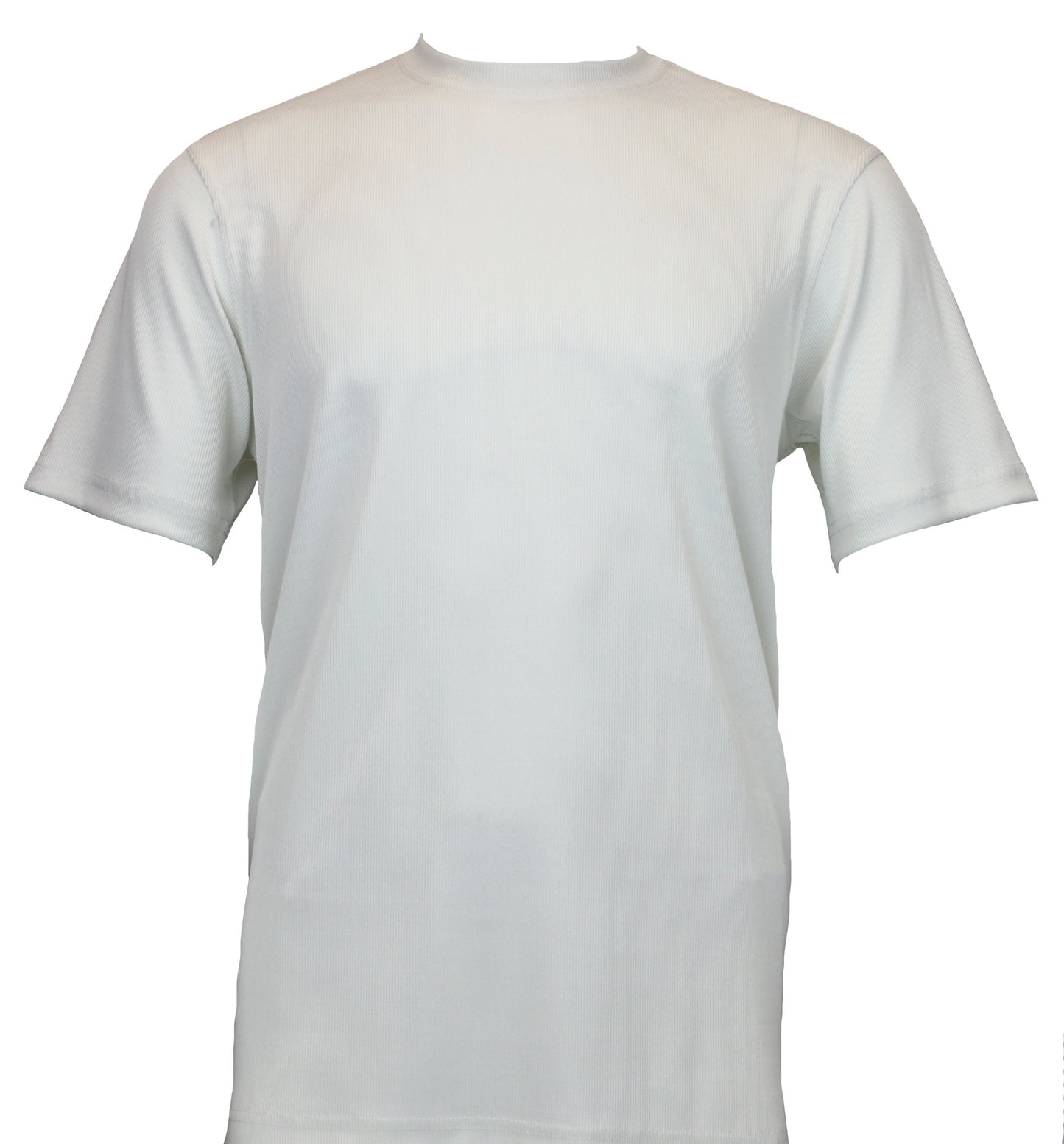 Bassiri Short Sleeve Mock Neck T-Shirt Style #218 Ivory
