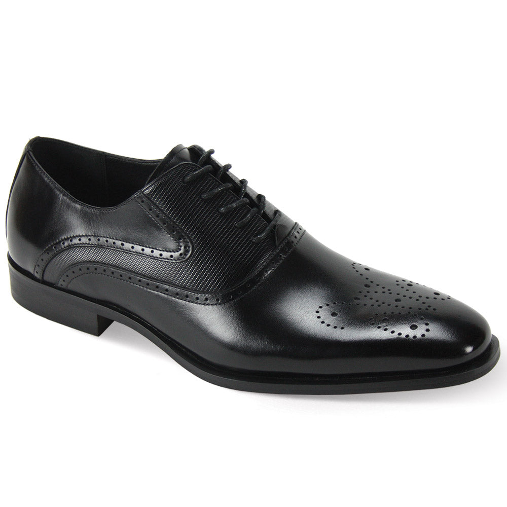 Giorgio Venturi Men\'s Leather‎ Shoes Size 8.5 Black Oxfords Dress Or Casual Soft Men main image 4