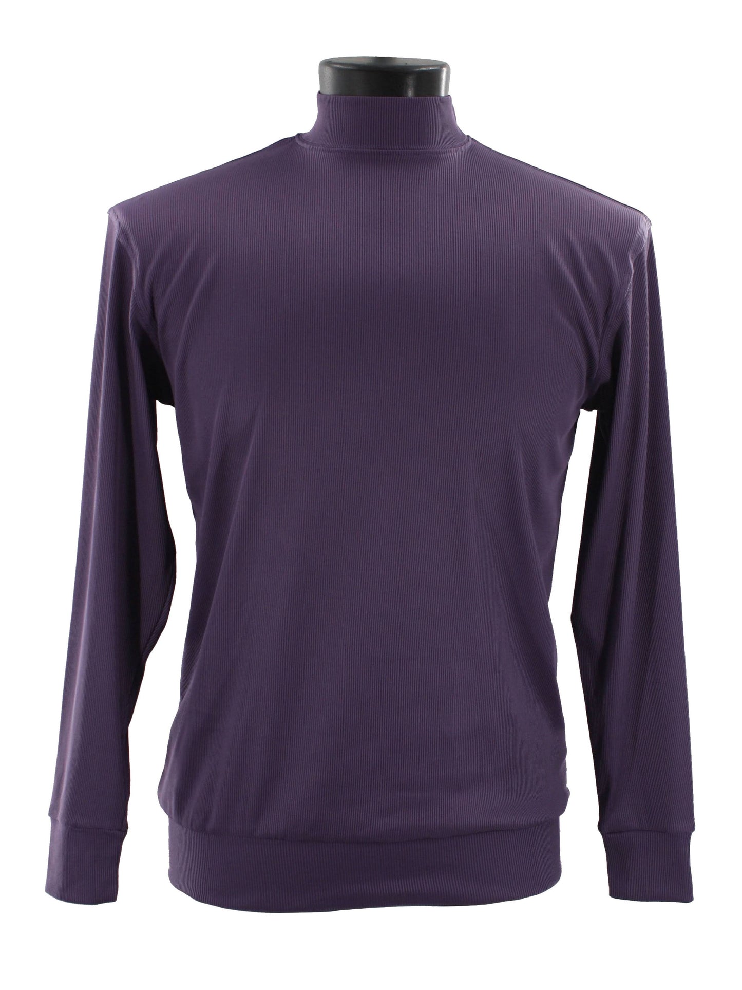 Bassiri Long Sleeve High Neck T-Shirt Style #632 Purple