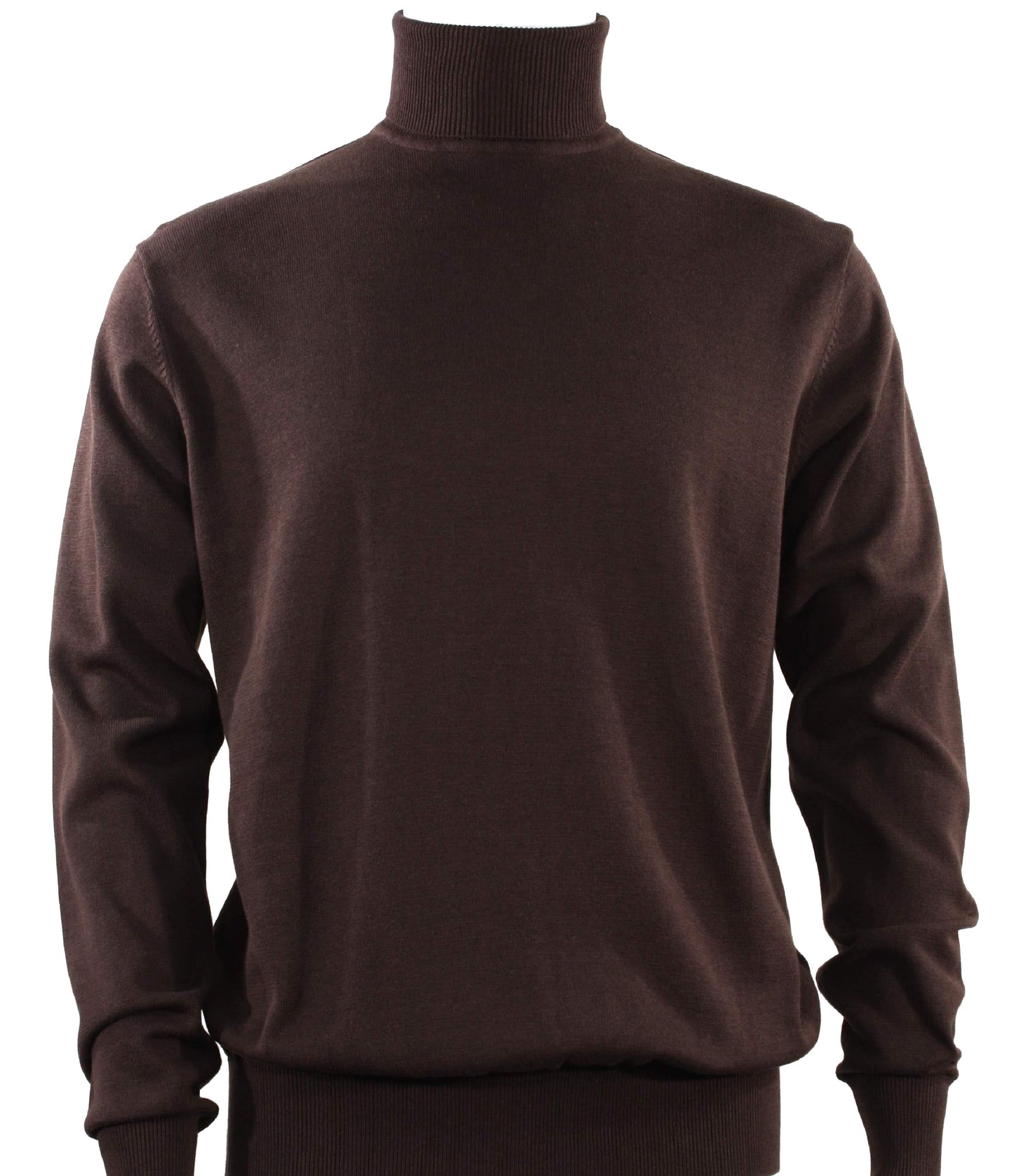 Bassiri Long Sleeve Turtleneck Sweater 631 Brown
