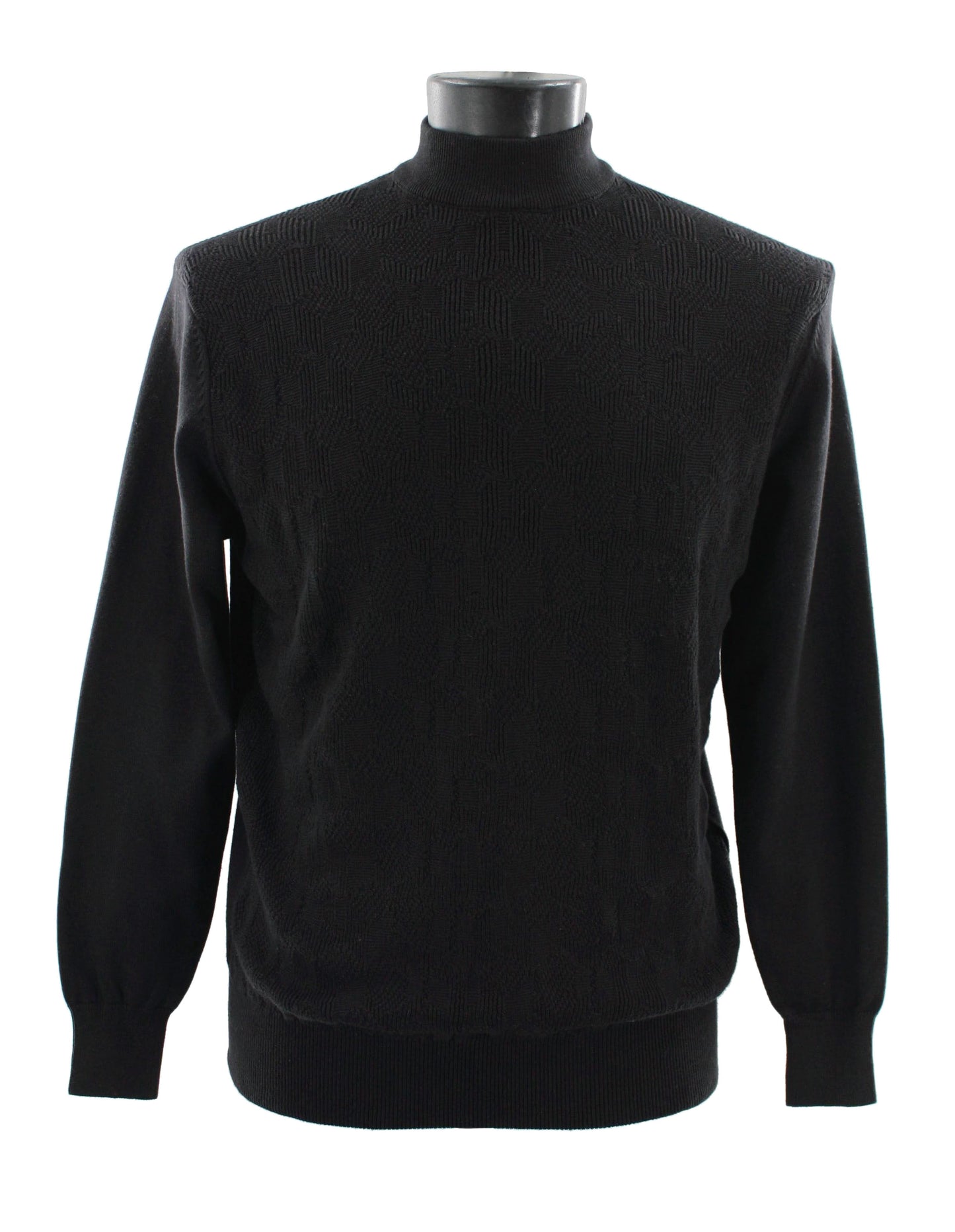 Bassiri Long Sleeve Mock Neck Sweater 638 Black