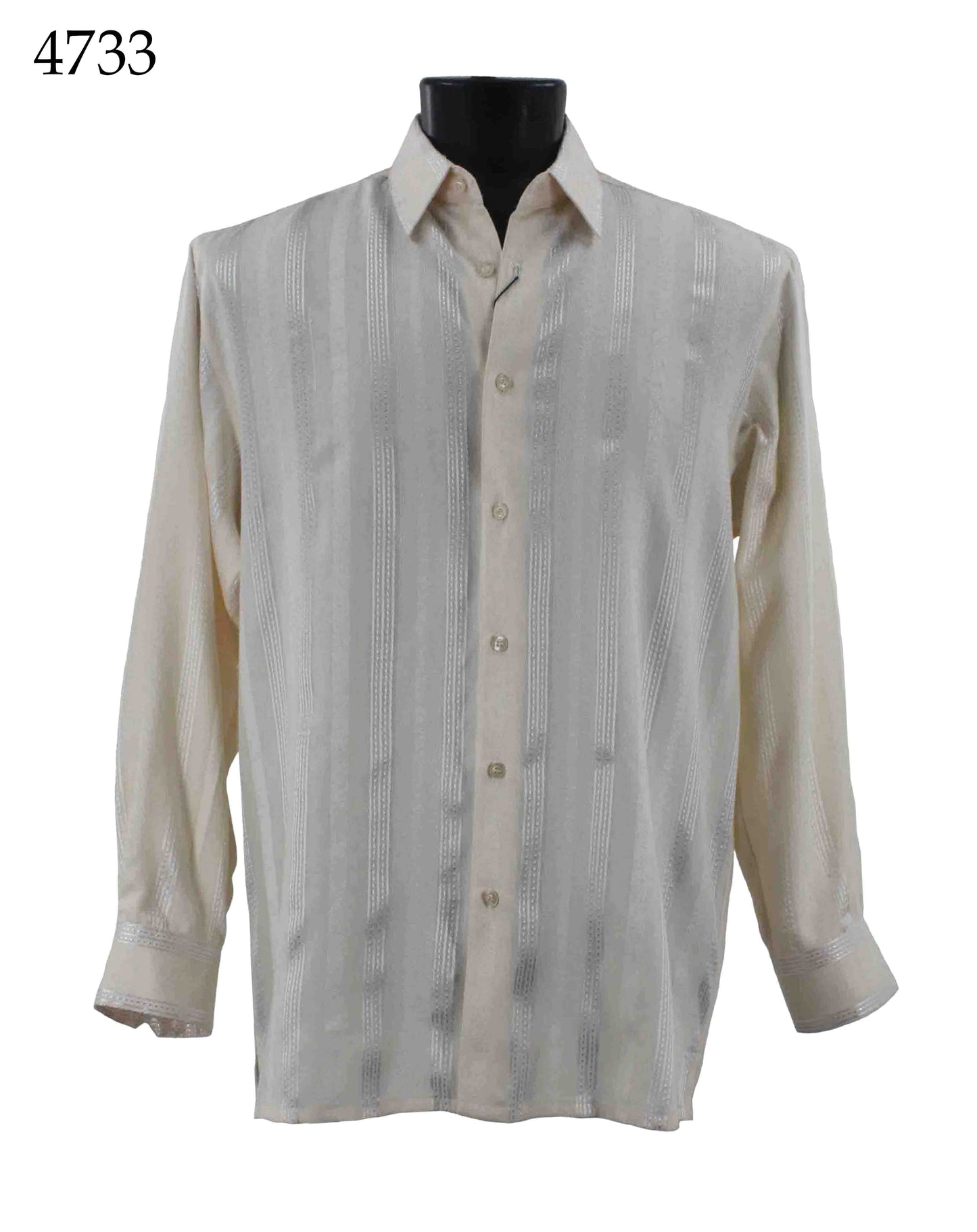Bassiri Long Sleeve Button Down Casual Printed Shirts 4733