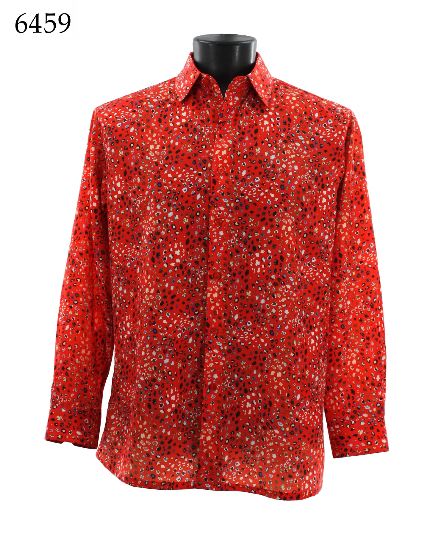 Bassiri Long Sleeve Button Down Casual Printed Shirts 6459