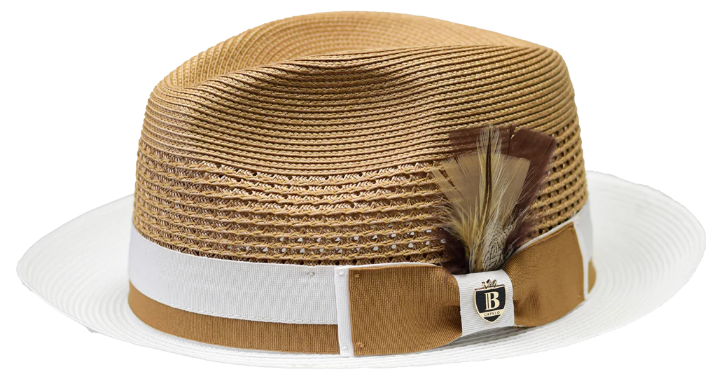 Bruno Capelo Belvedere Collection Tan/White – LASuitGuy display picture 3