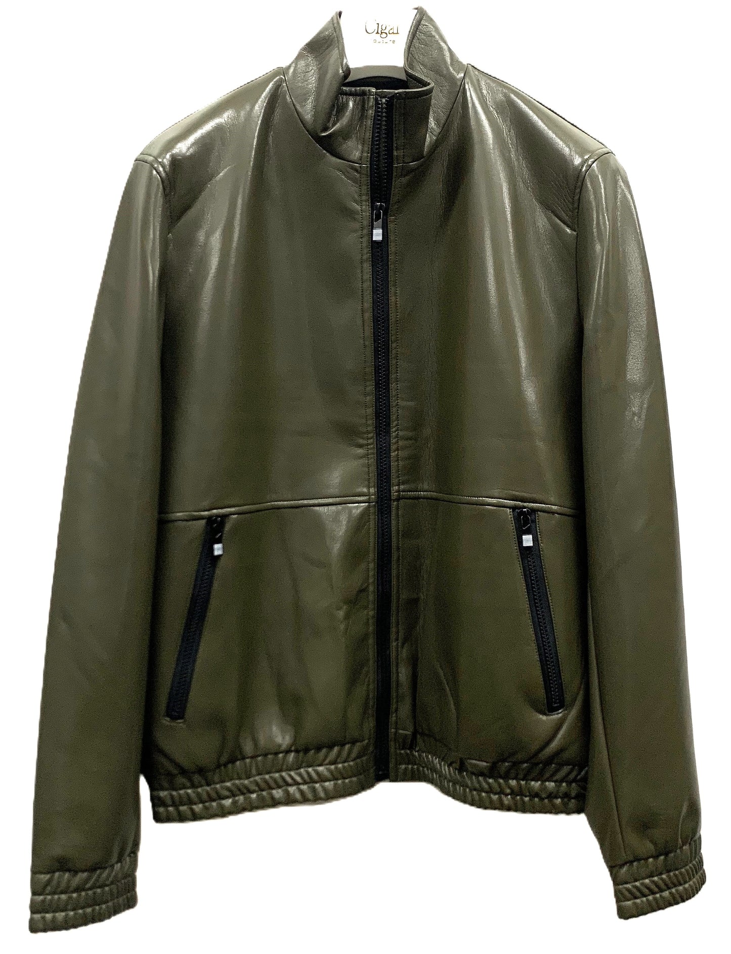 Cigar Jacket Set BRX-713 OLIVE – Leather Jacket & Pant Set