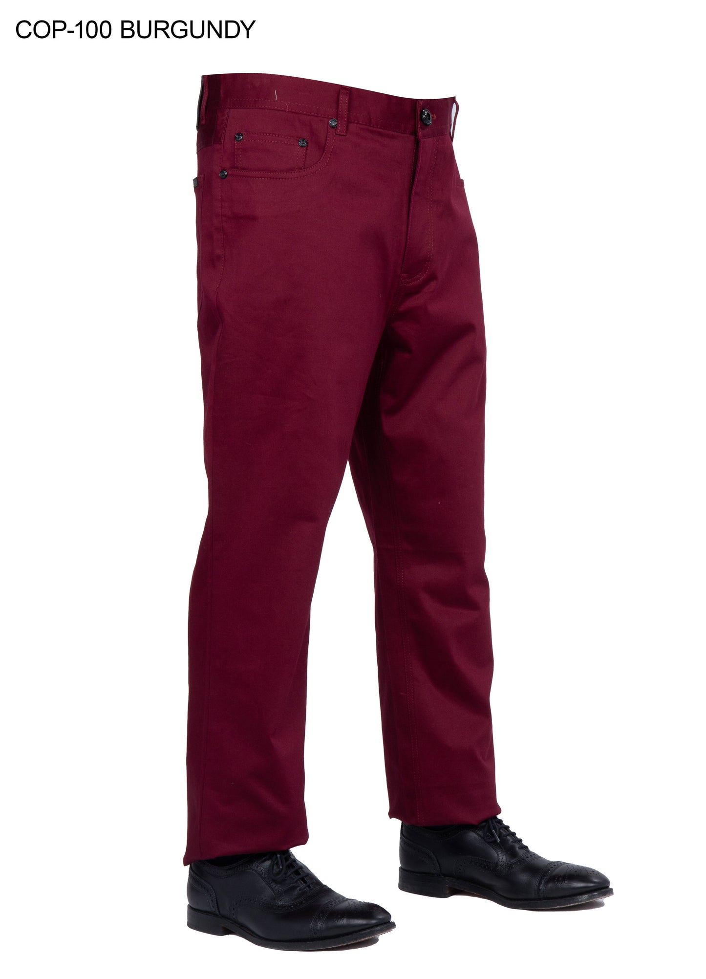 Prestige Original Men's Stretch Jeans COP-100 Burgundy