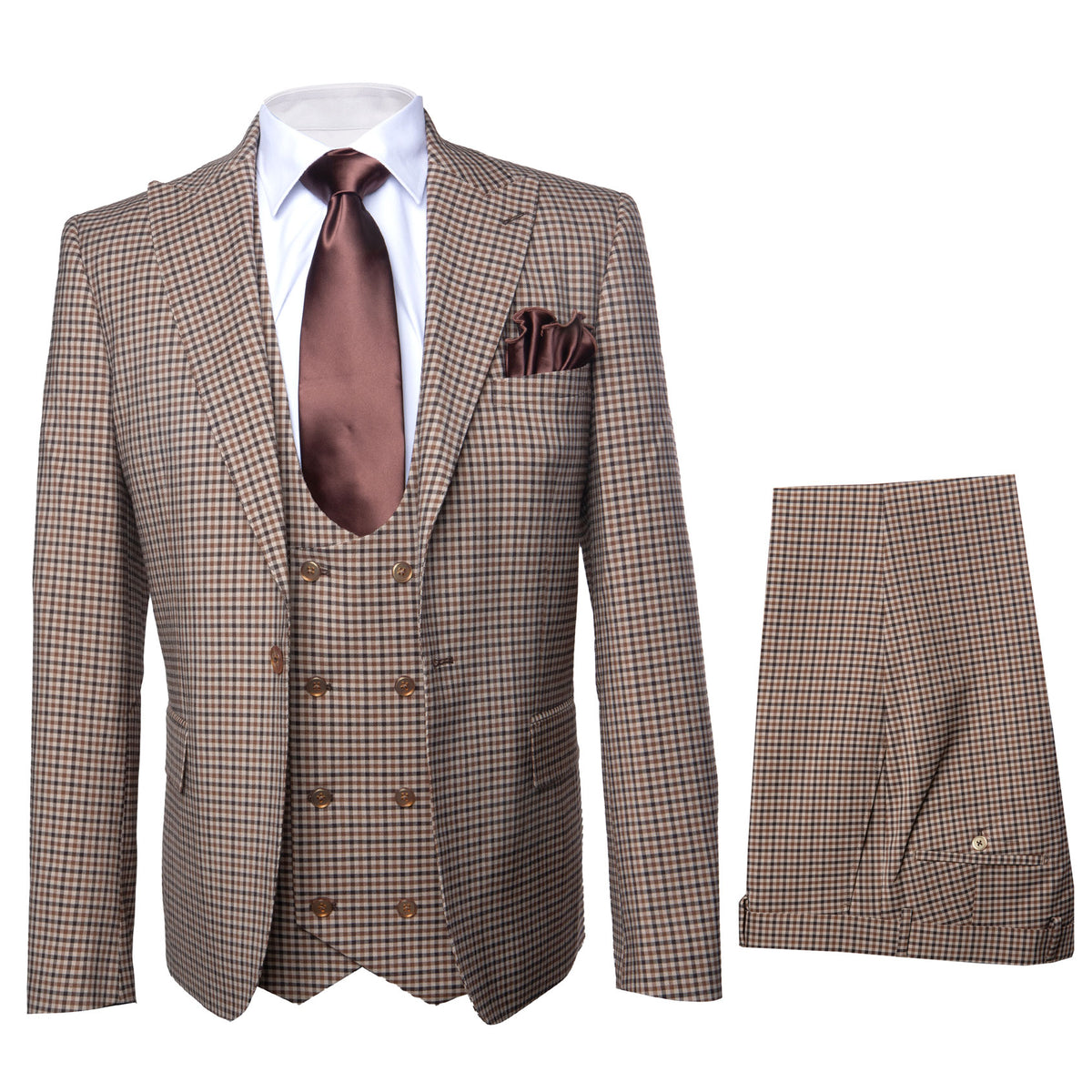 ROSSI MAN SLIM FIT 3 PIECE SUIT MAX RM1775 main image 1