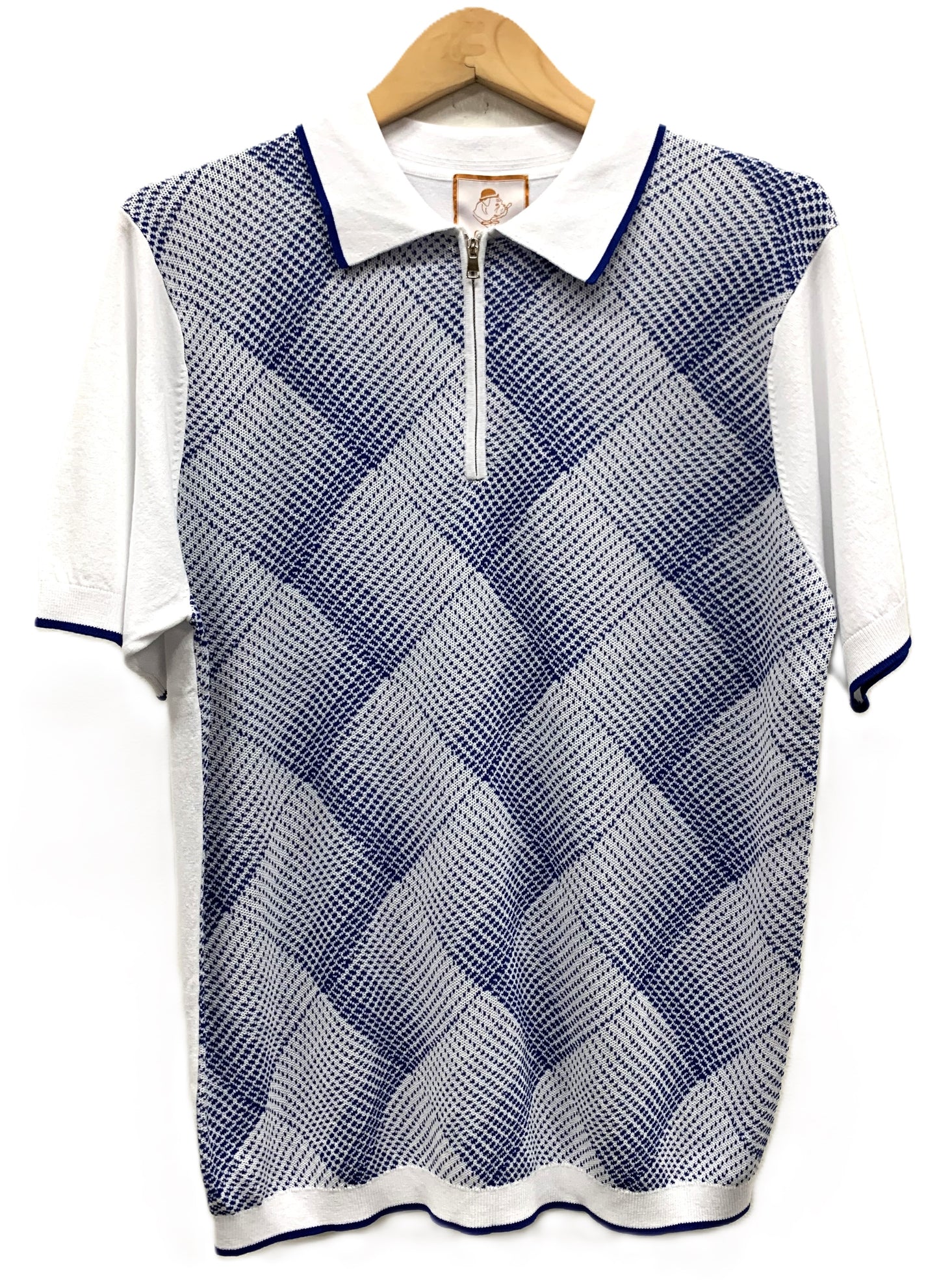 Cigar Couture Men's Polo Knit Short Sleeve Sport Shirt - PJ 1523 Royal