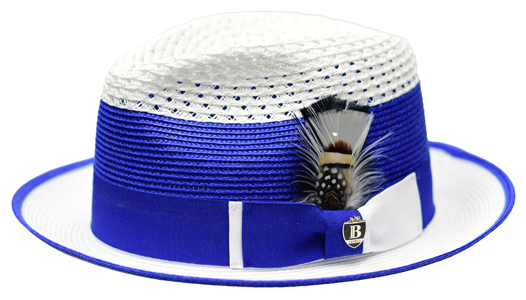 Bruno Capelo Park Avenue Collection White Royal Blue