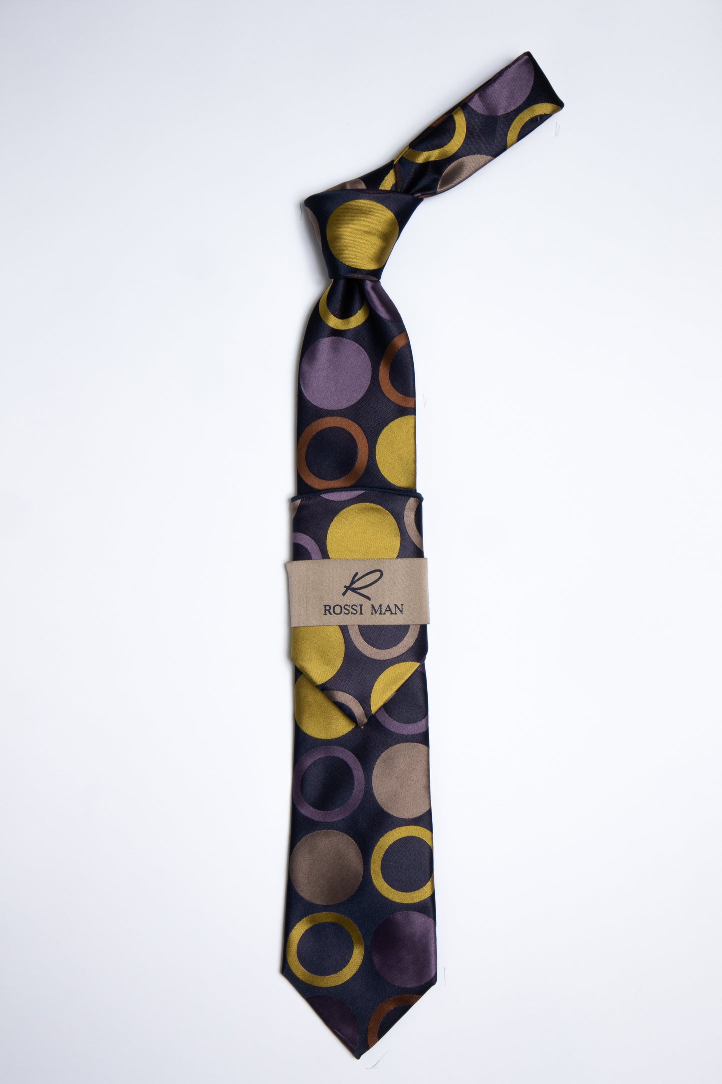 Rossi Man Tie and Pocket Round RMR263-1