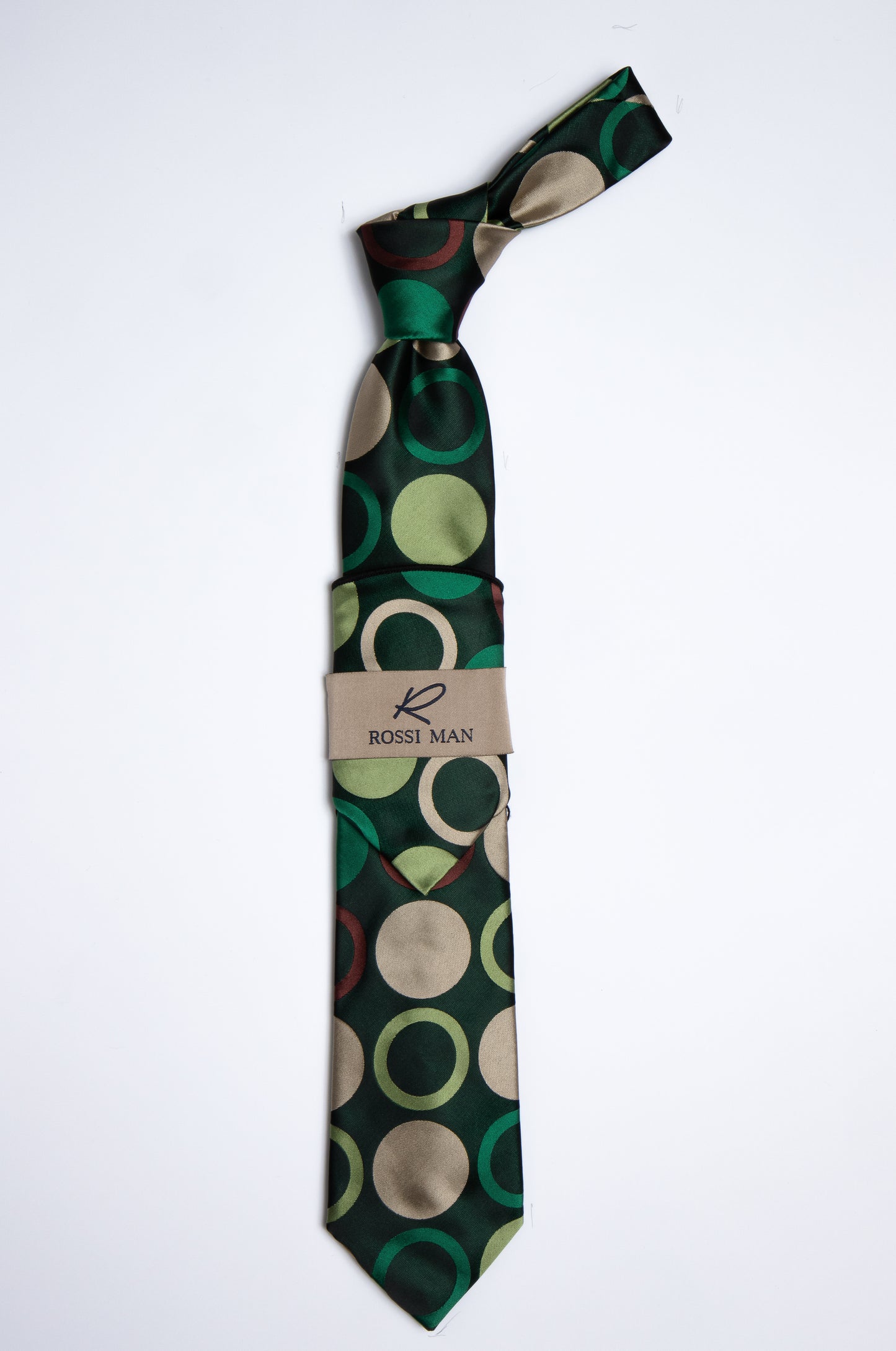 Rossi Man Tie and Pocket Round RMR263-3