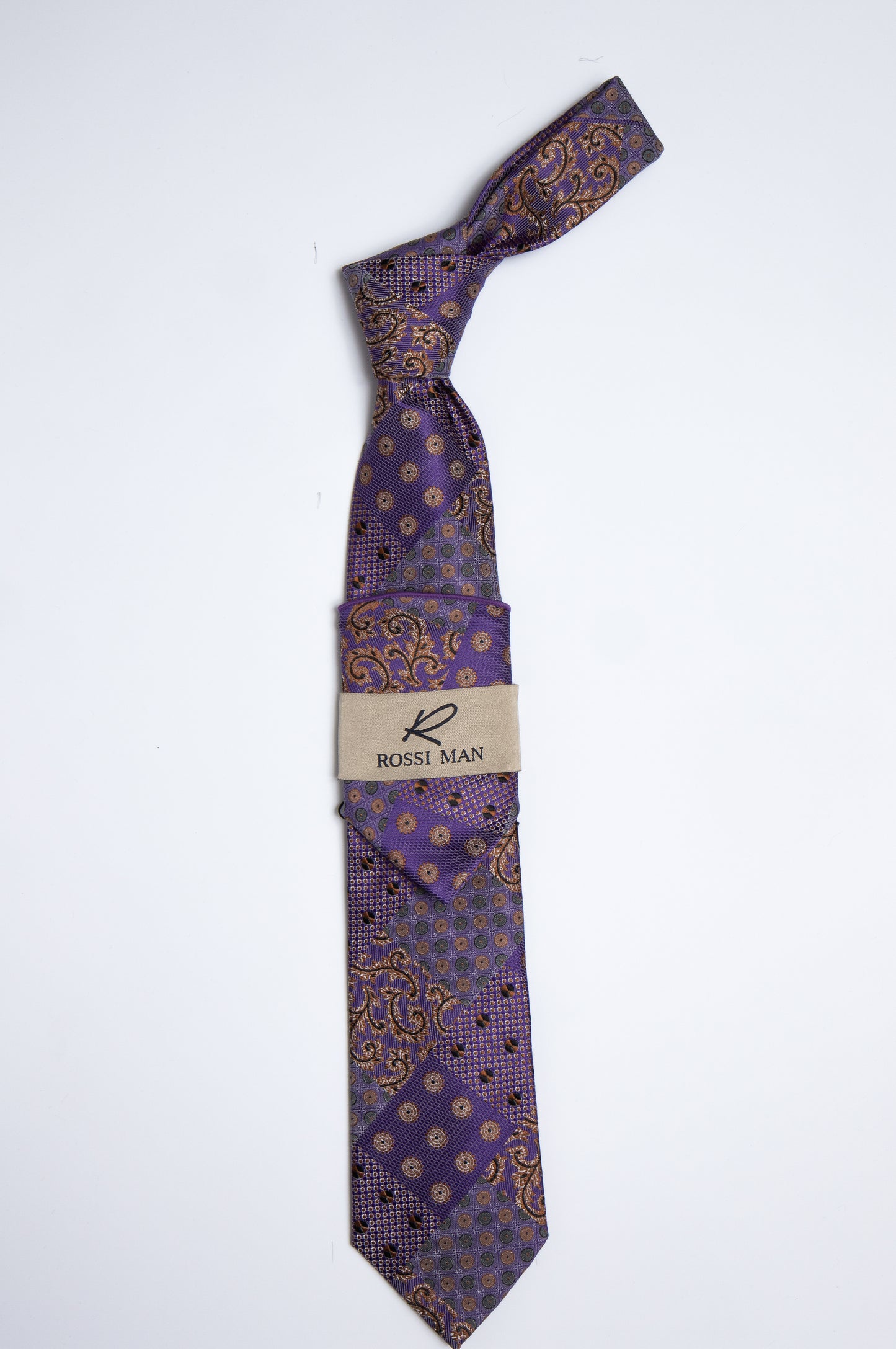 Rossi Man Tie and Pocket Round RMR275-2