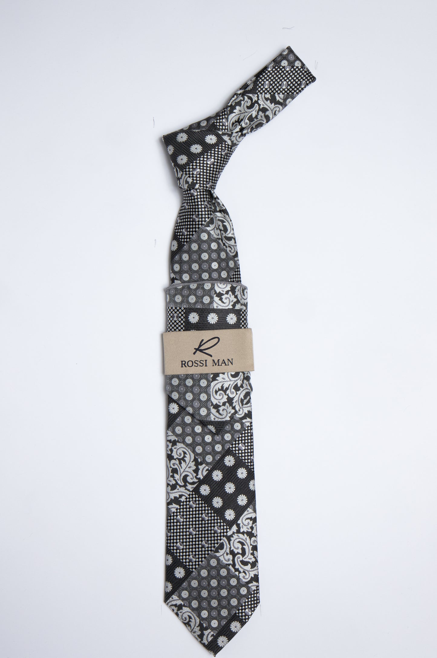 Rossi Man Tie and Pocket Round RMR275-4