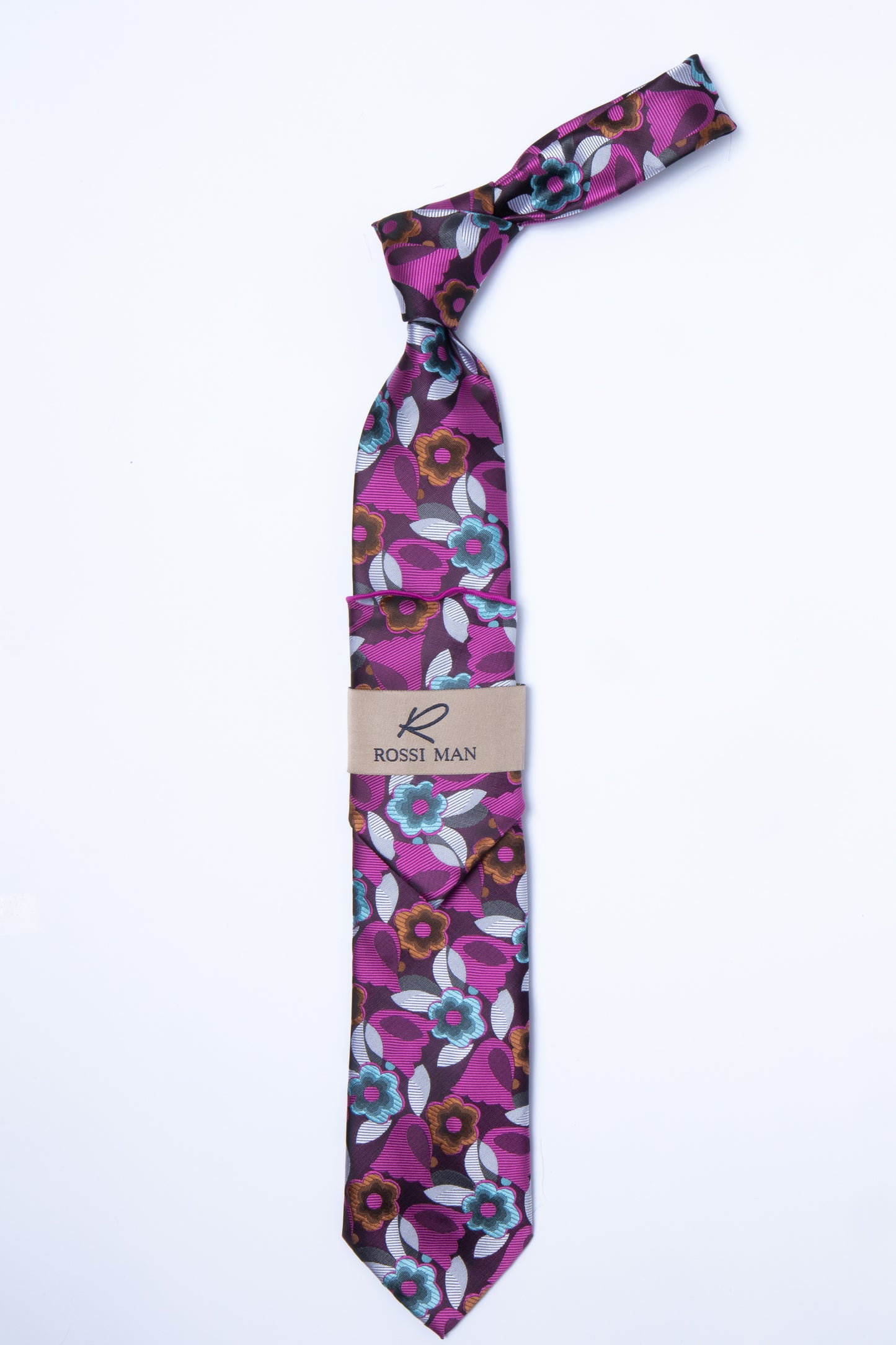 Rossi Man Tie and Pocket Round RMR301-3