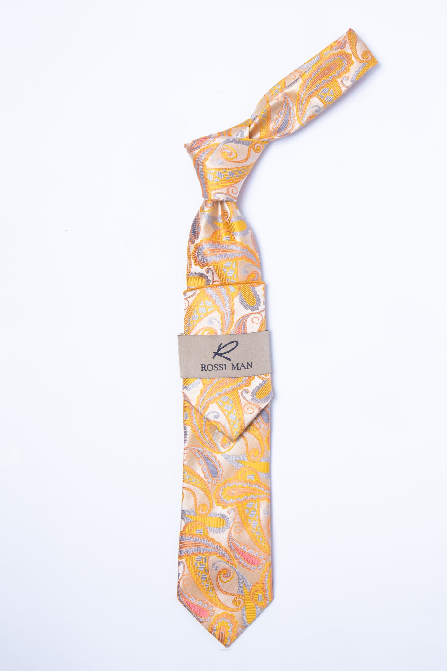 Rossi Man Tie and Pocket Round RMR302-2