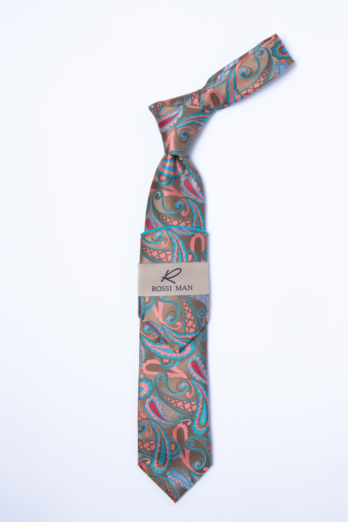 Rossi Man Tie and Pocket Round RMR302-4