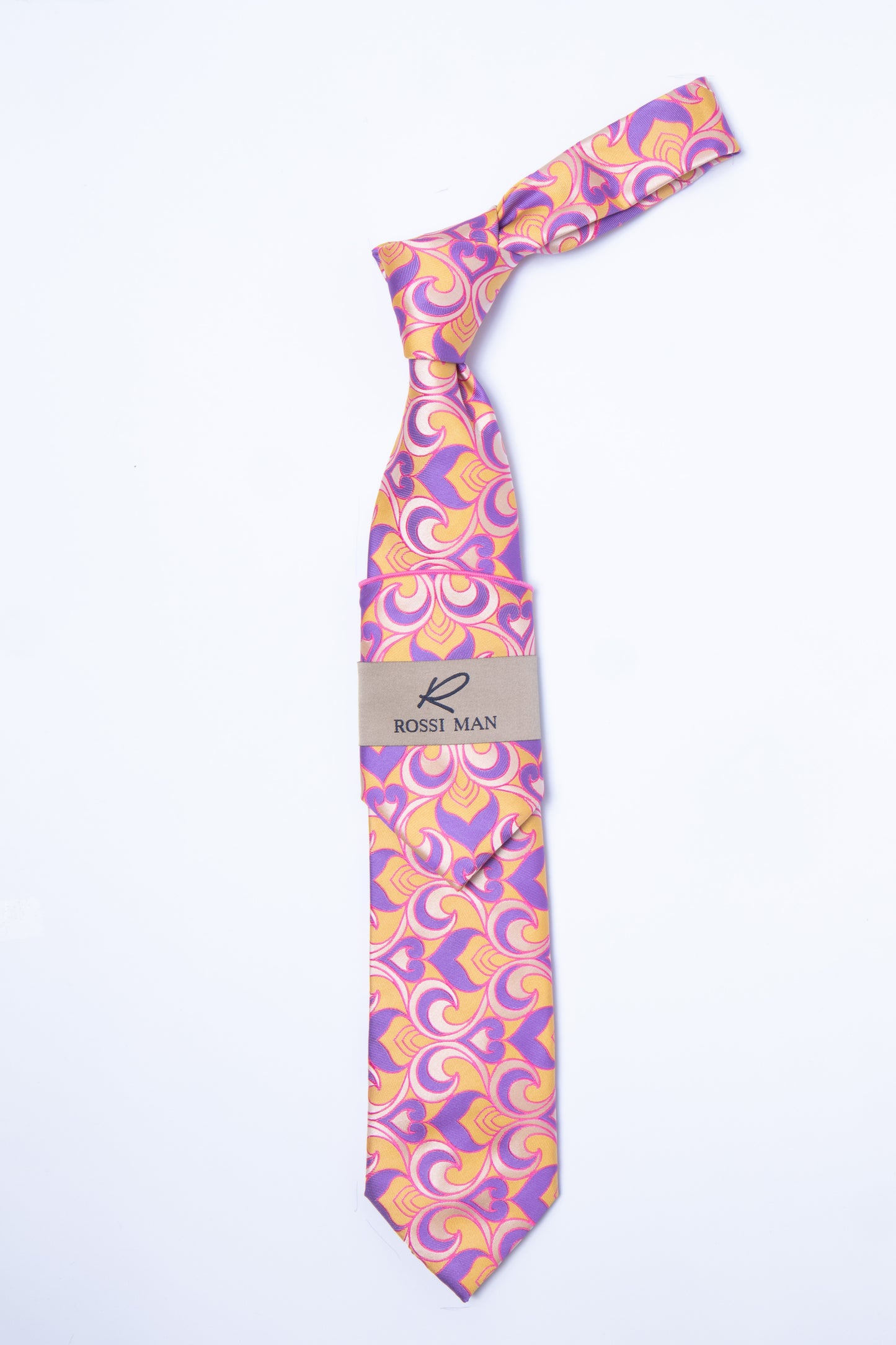 Rossi Man Tie and Pocket Round RMR304-3