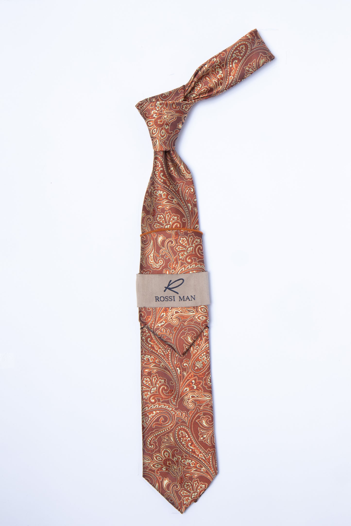 Rossi Man Tie and Pocket Round RMR310-1