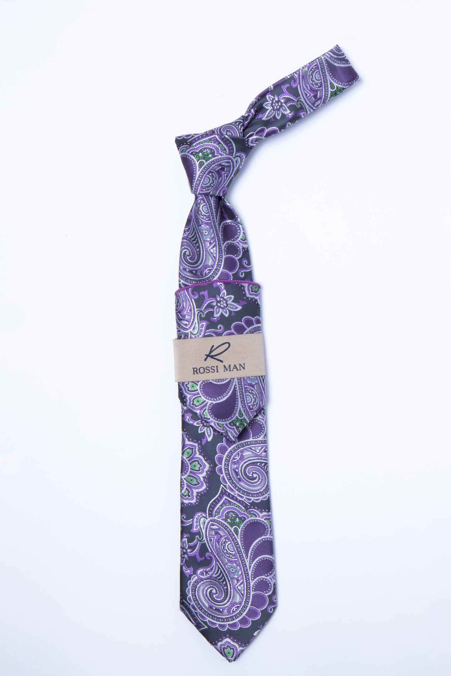 Rossi Man Tie and Pocket Round RMR315-2