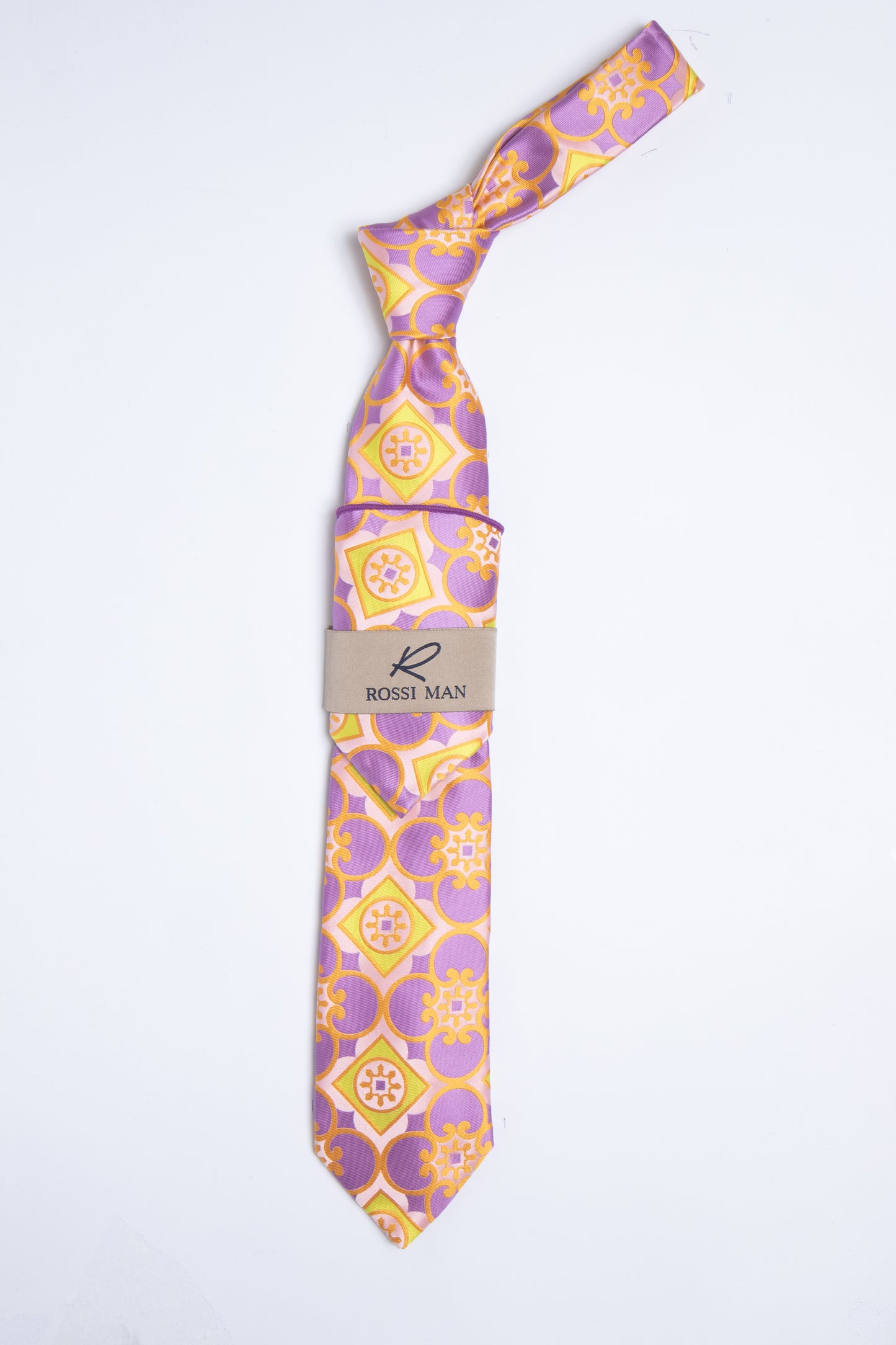 Rossi Man Tie and Pocket Round RMR354-3