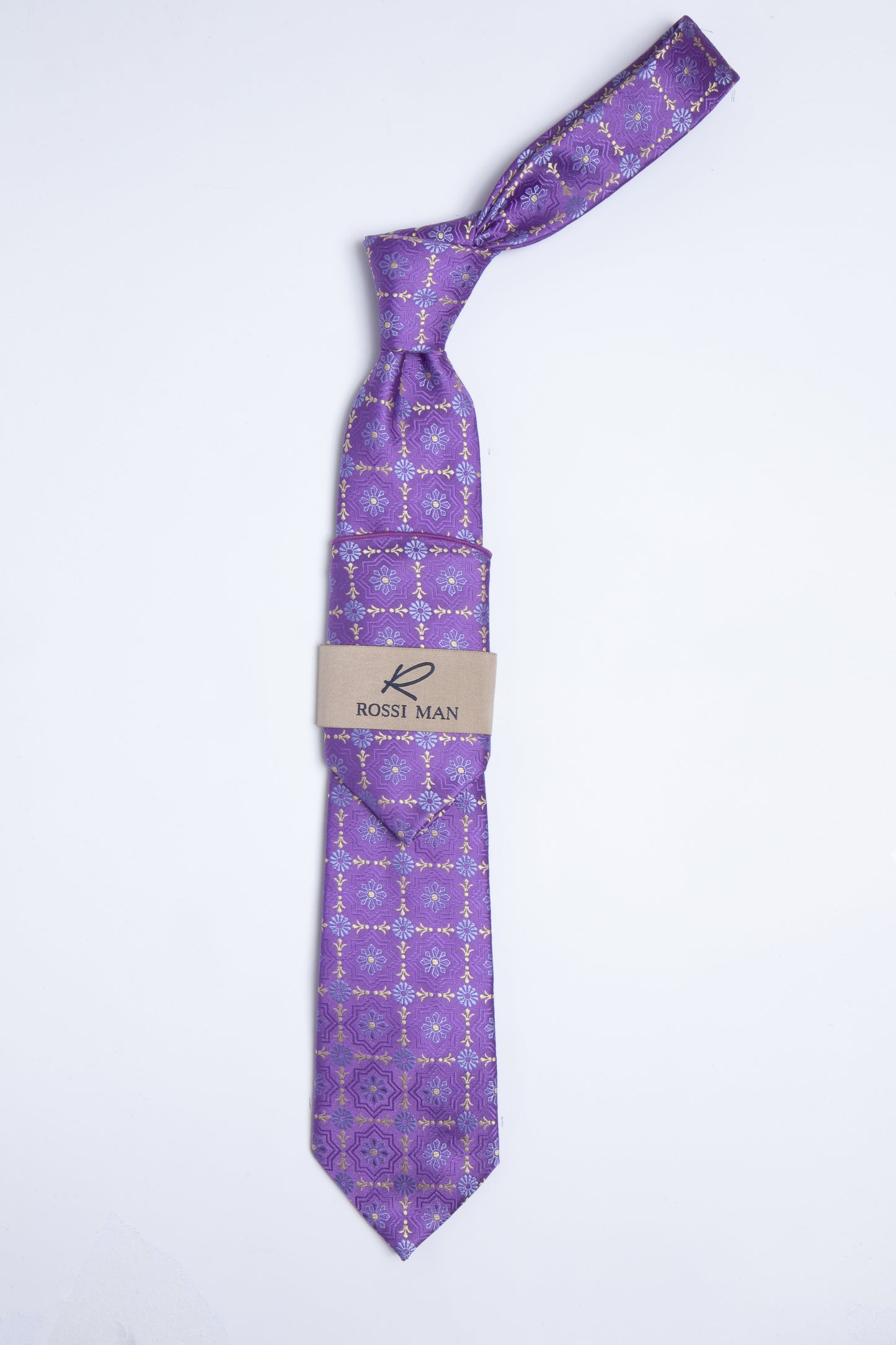 Rossi Man Tie and Pocket Round RMR356-4