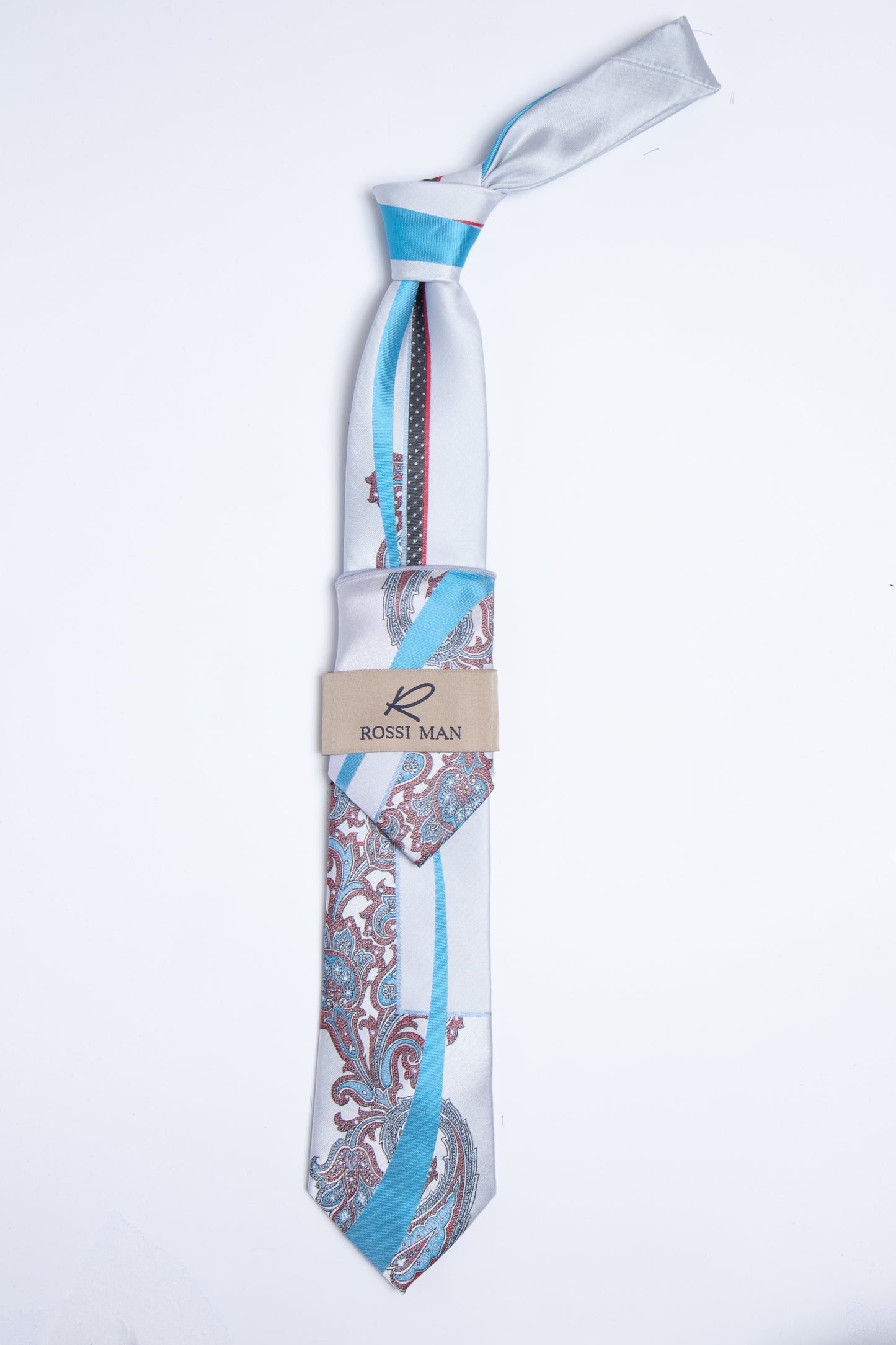 Rossi Man Tie and Pocket Round RMR358-2