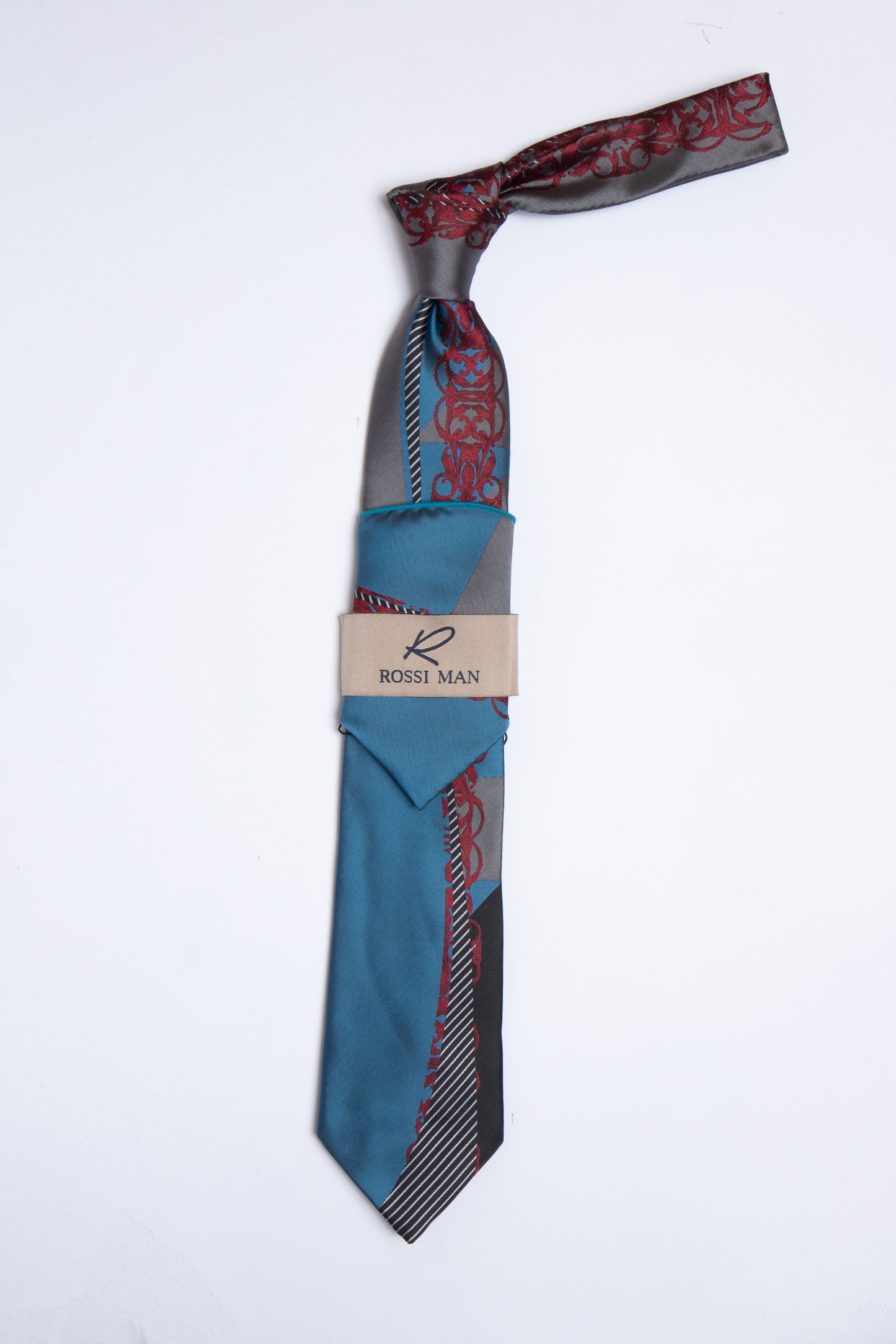 Rossi Man Tie and Pocket Round RMR360-2