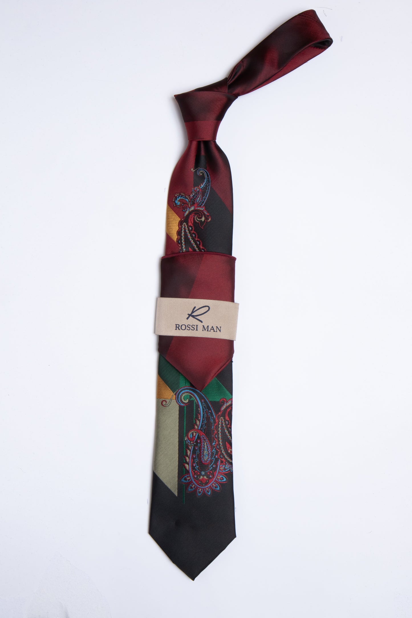 Rossi Man Tie and Pocket Round RMR361-1