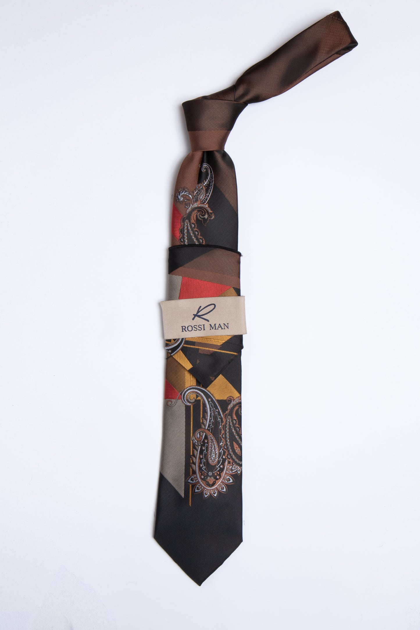 Rossi Man Tie and Pocket Round RMR361-3