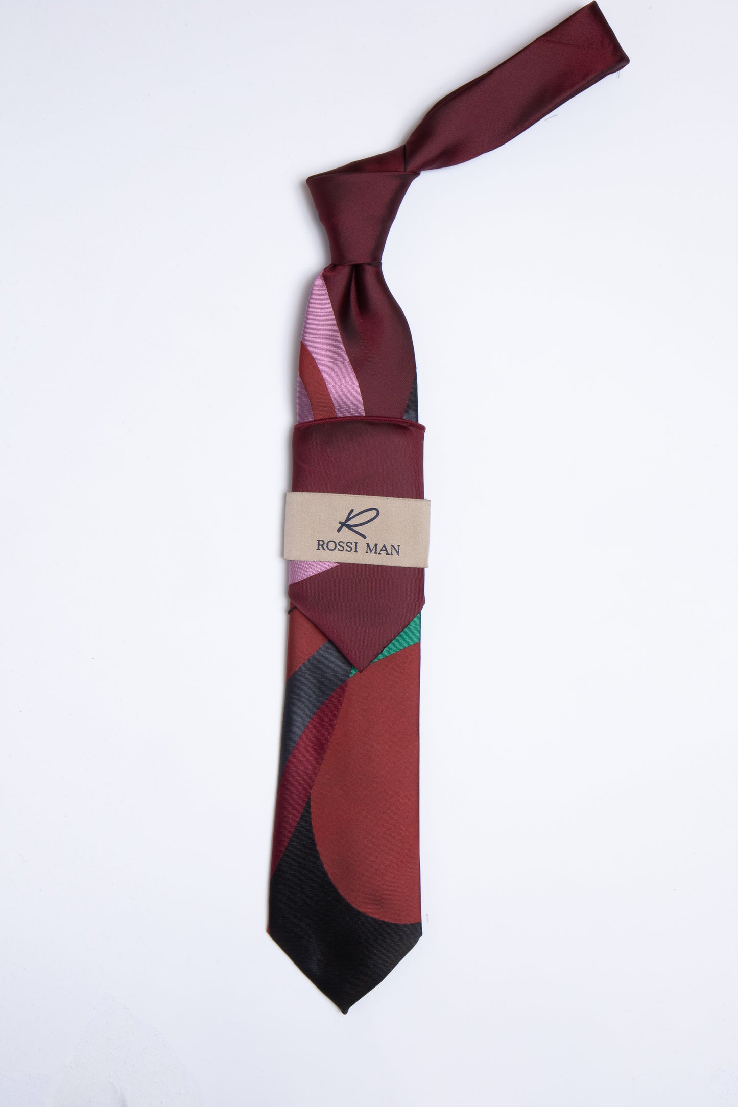 Rossi Man Tie and Pocket Round RMR363-1