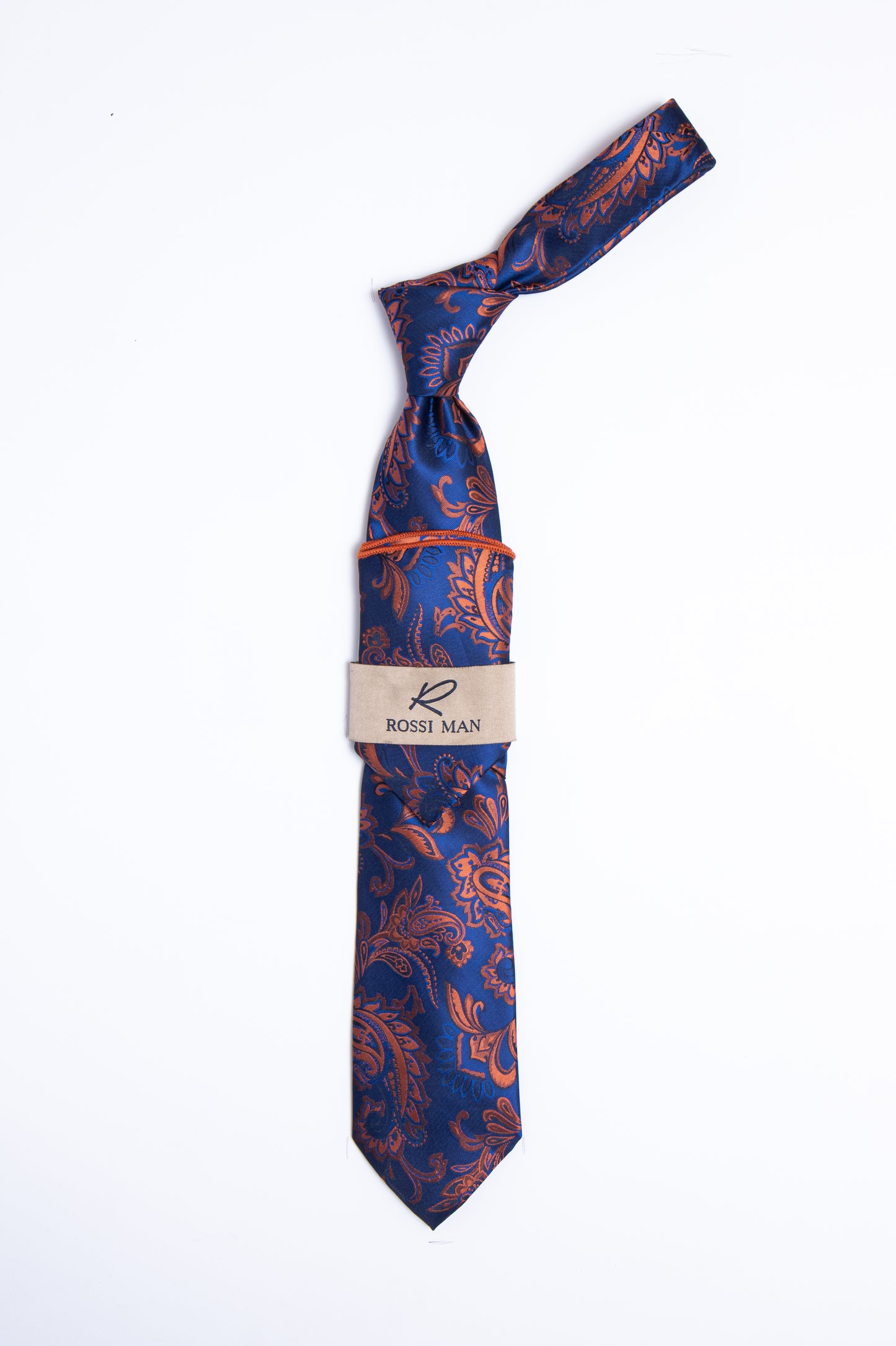 Rossi Man Tie and Pocket Round RMR410-1