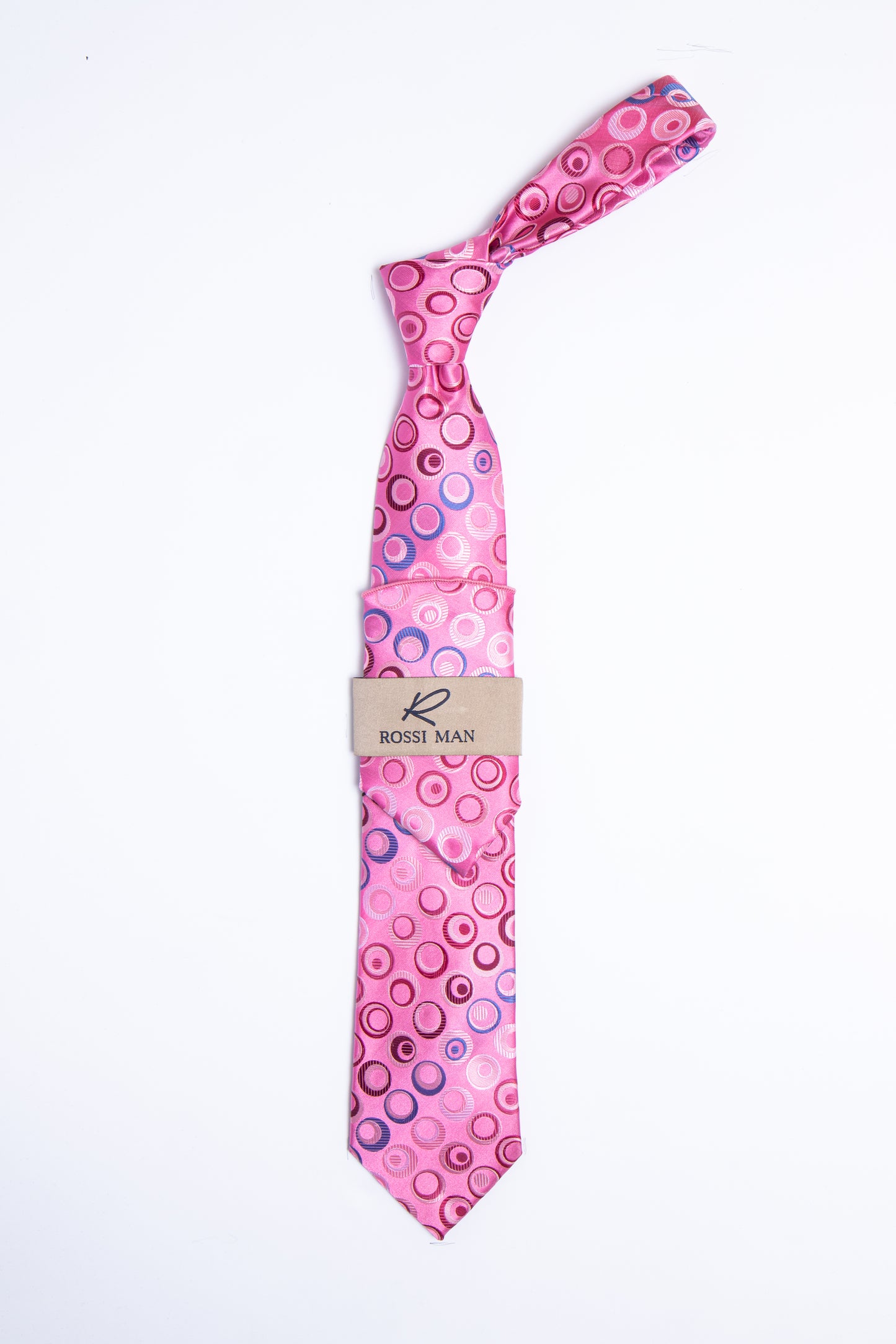 Rossi Man Tie and Pocket Round RMR411-1