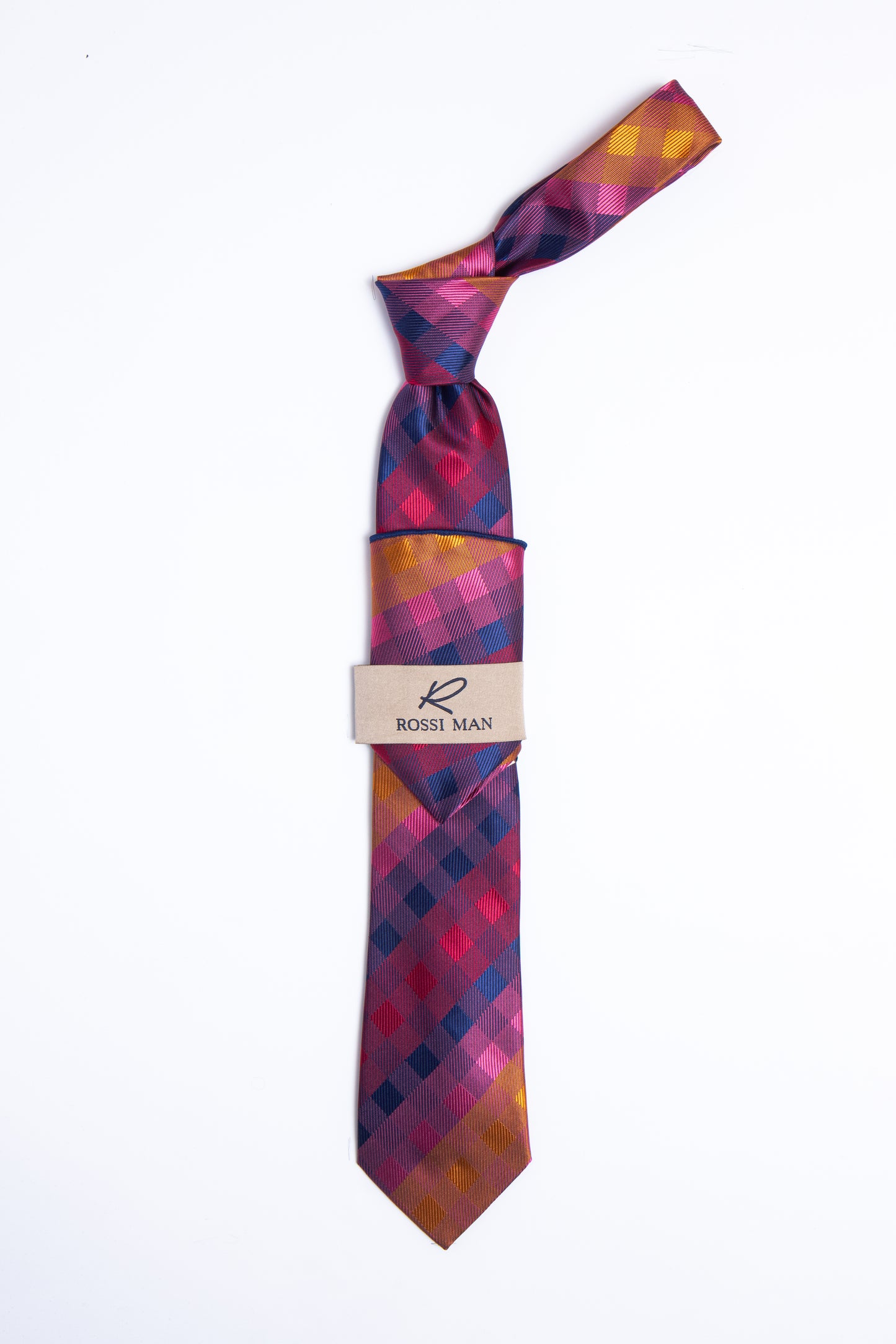 Rossi Man Tie and Pocket Round RMR417-2