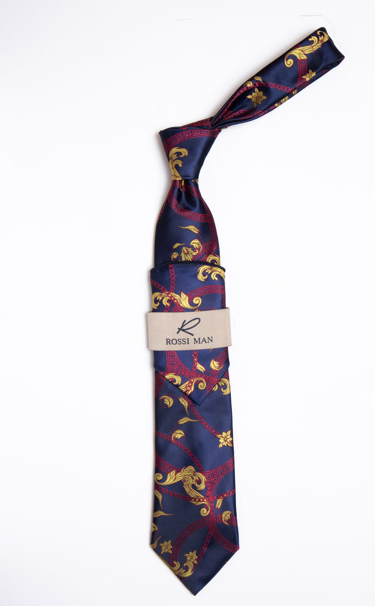 Rossi Man Tie and Pocket Round RMR457-3