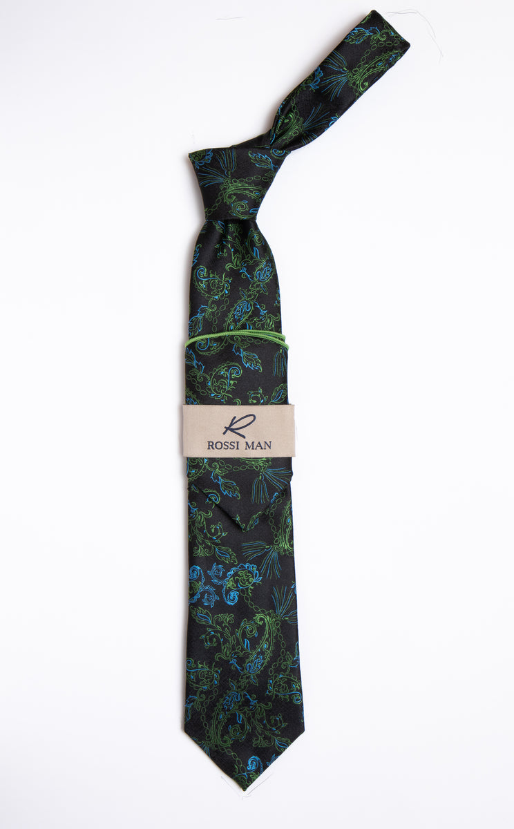 Rossi Man Tie and Pocket Round RMR452-2