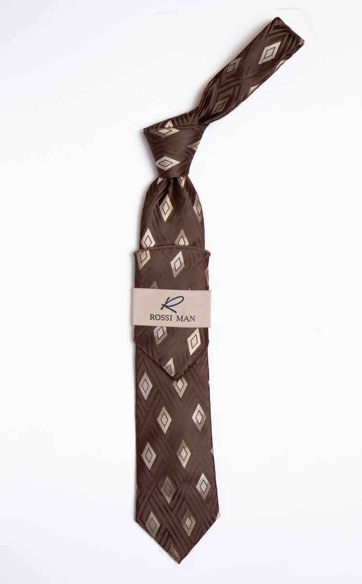 Rossi Man Tie and Pocket Round RMR459-4