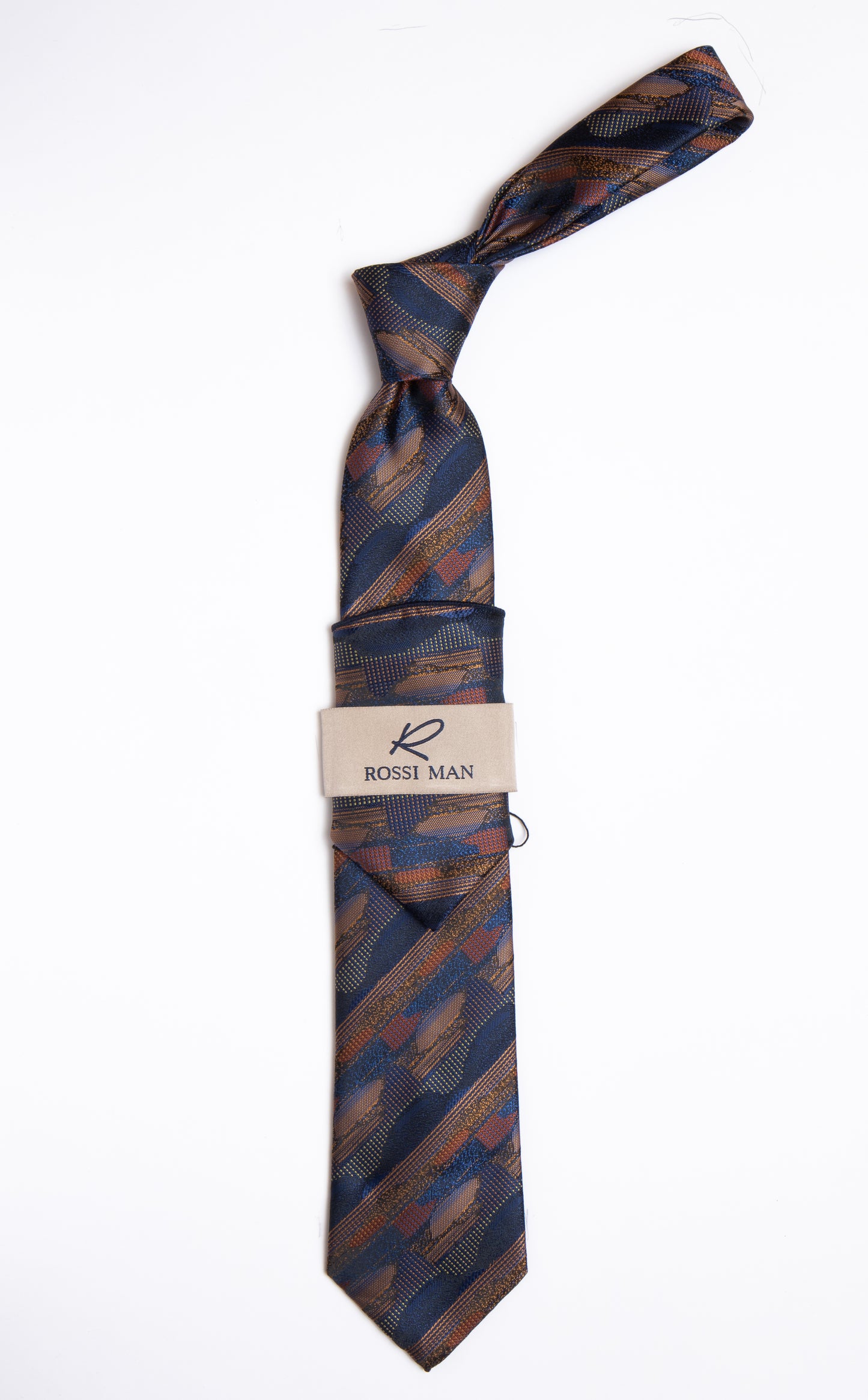 Rossi Man Tie and Pocket Round RMR467-2