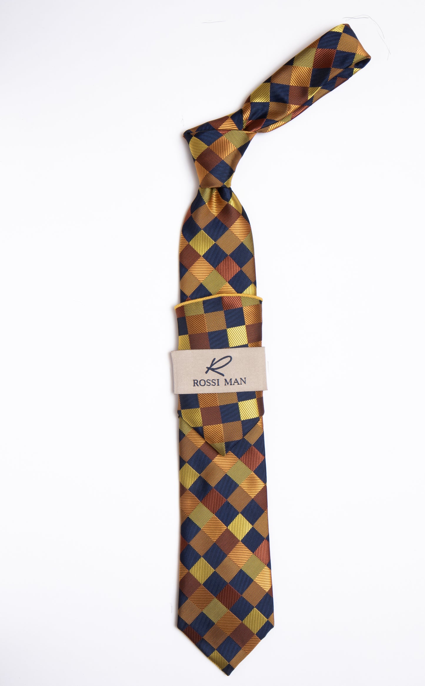 Rossi Man Tie and Pocket Round RMR469-3