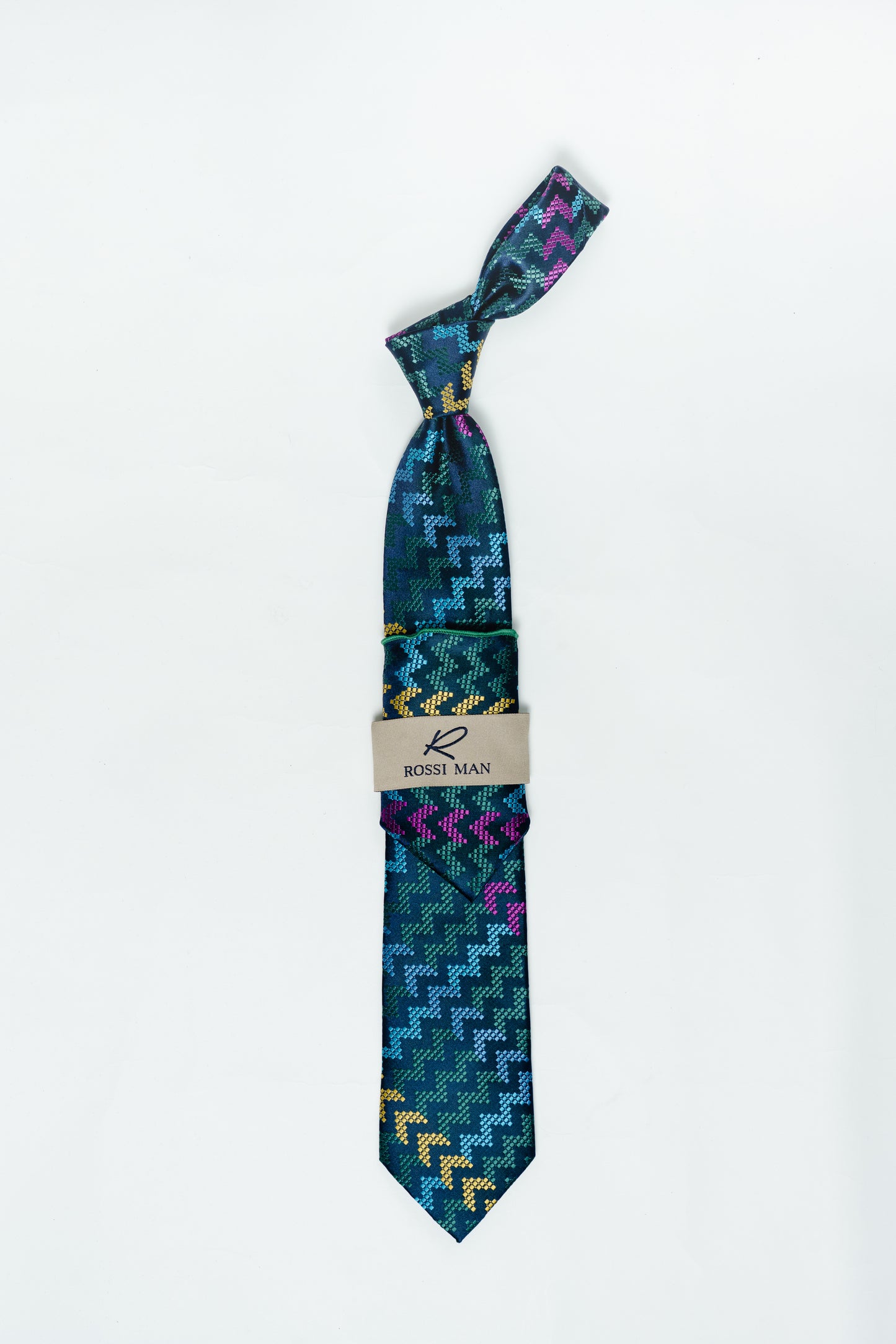 Rossi Man Tie and Pocket Round RMR501-2