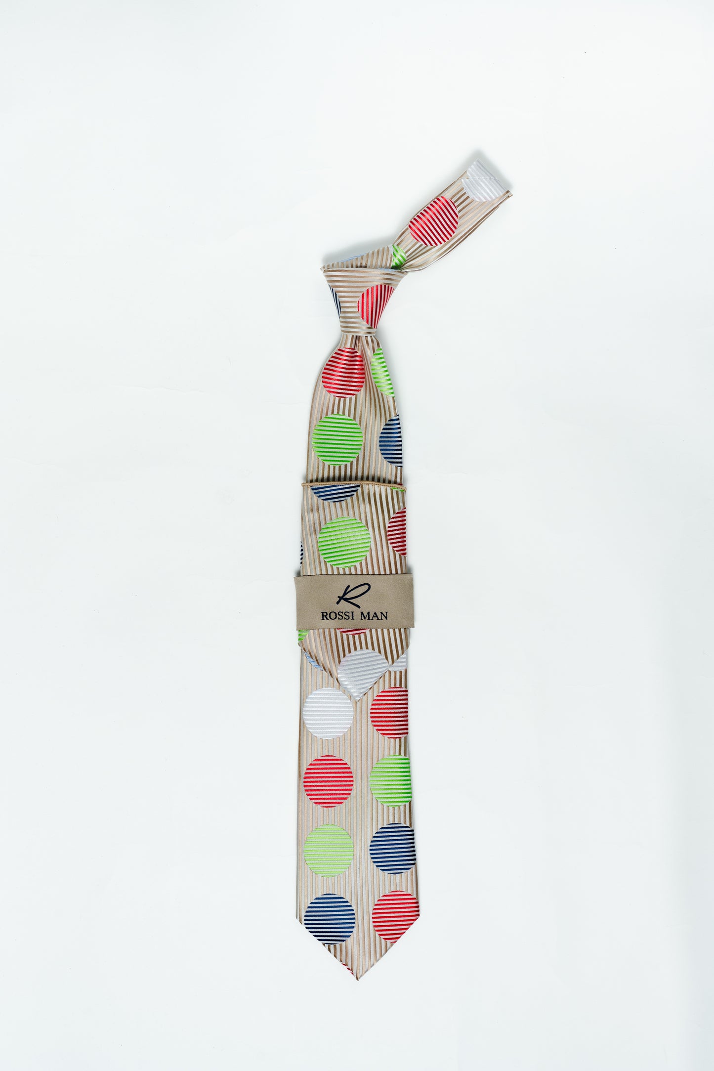 Rossi Man Tie and Pocket Round RMR502-4