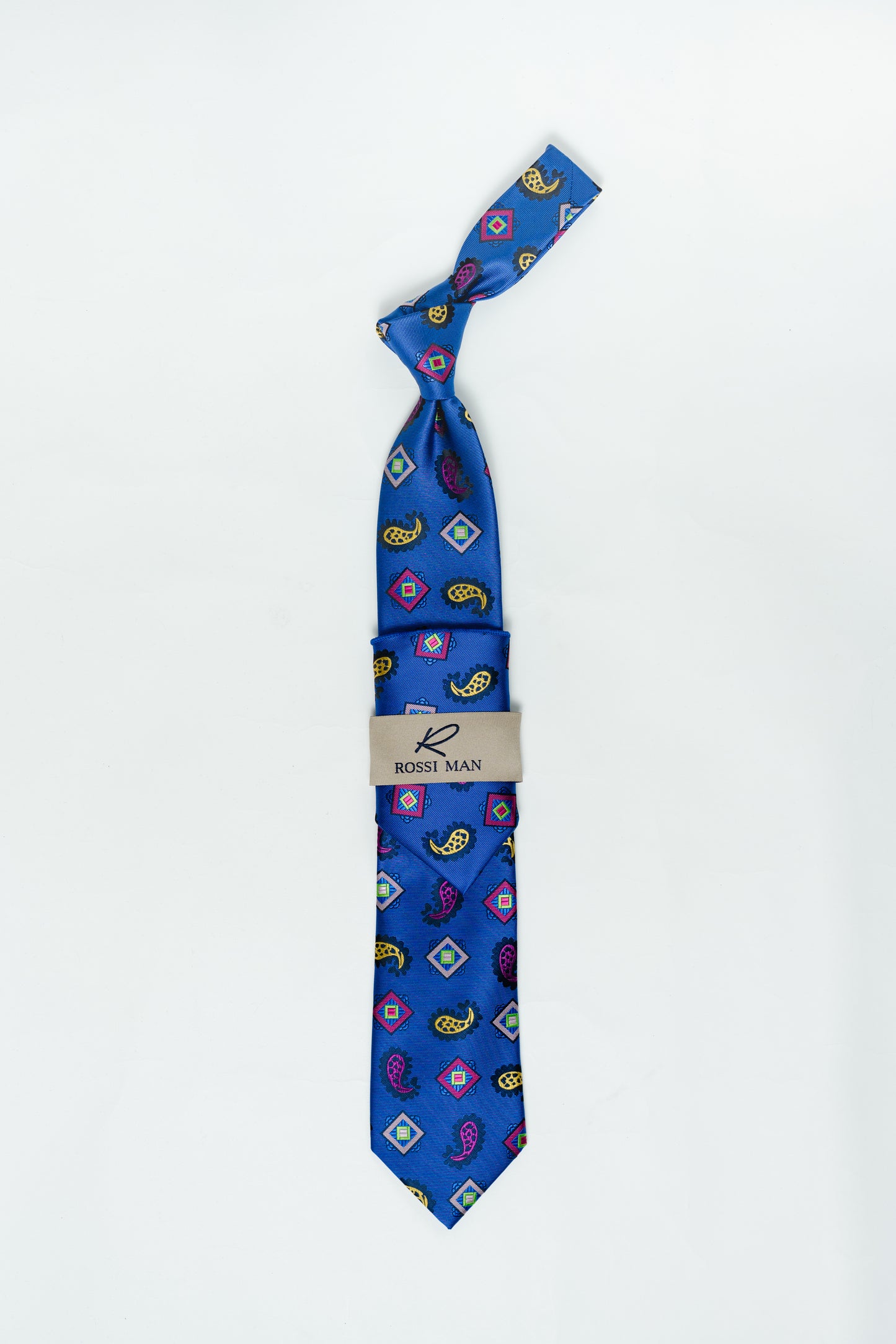 Rossi Man Tie and Pocket Round RMR504-3