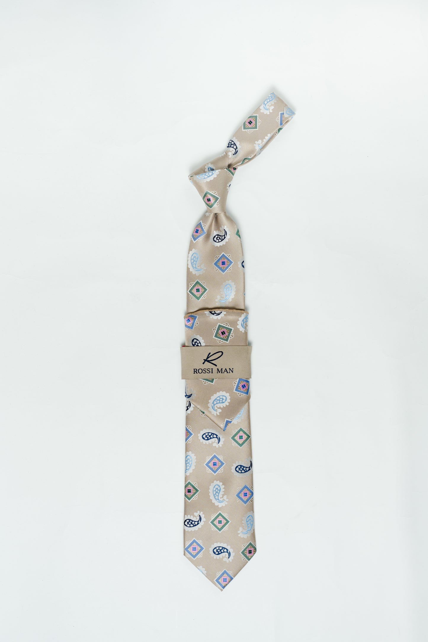 Rossi Man Tie and Pocket Round RMR504-4