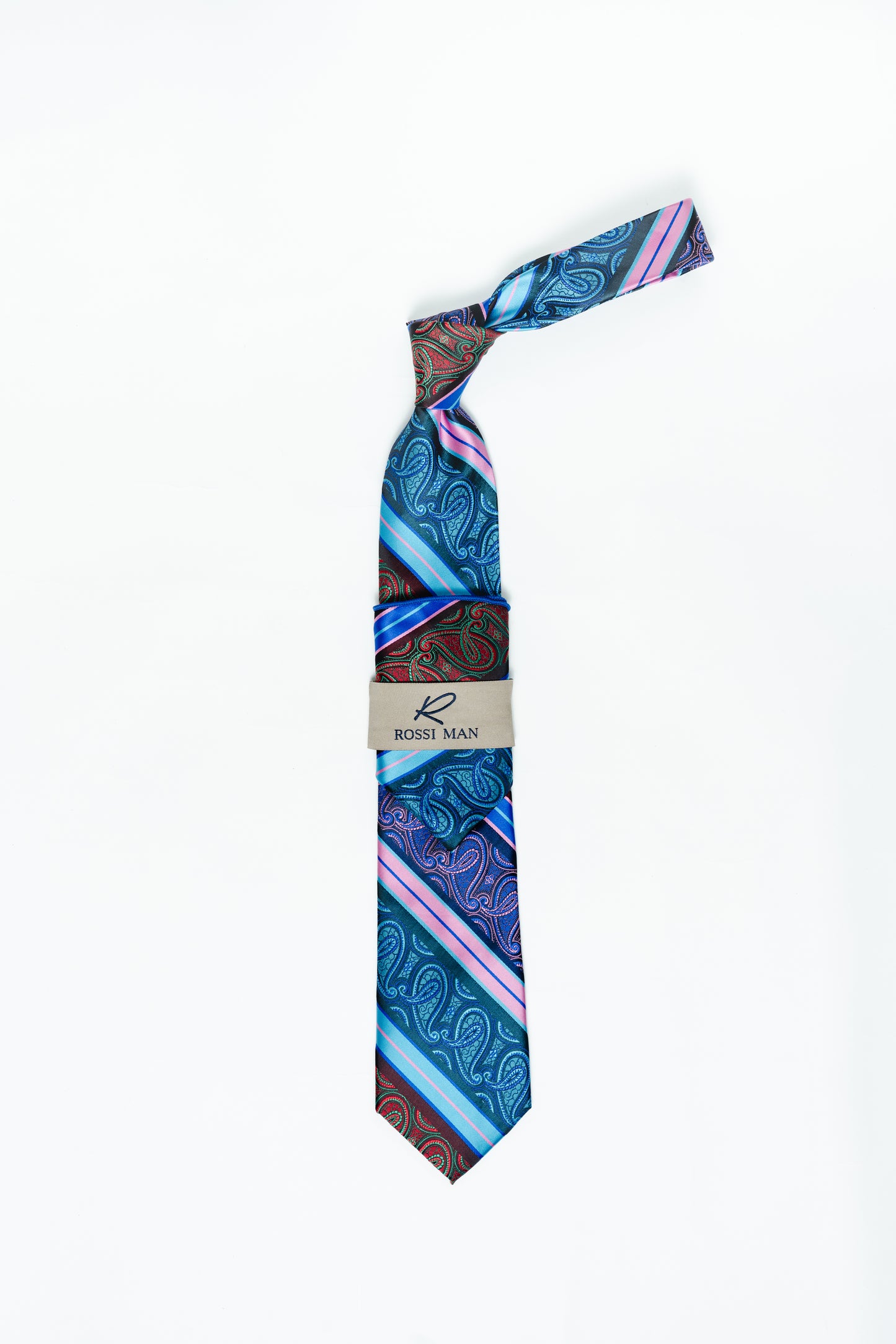 Rossi Man Tie and Pocket Round RMR505-1