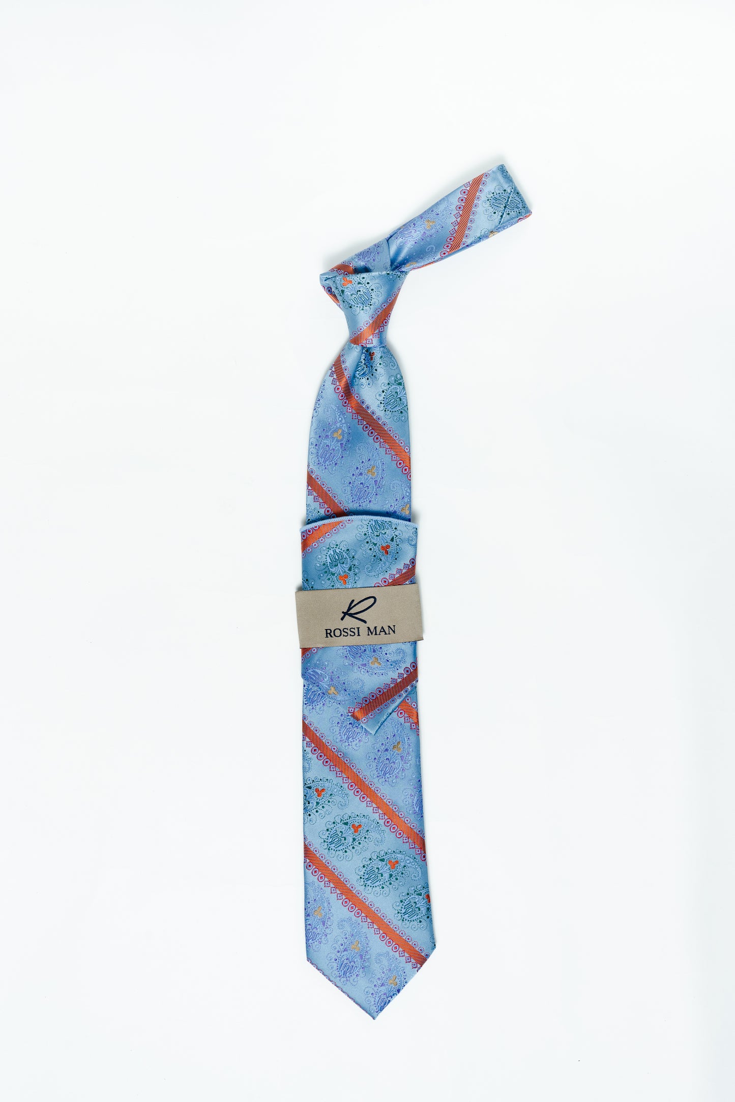 Rossi Man Tie and Pocket Round RMR508-4