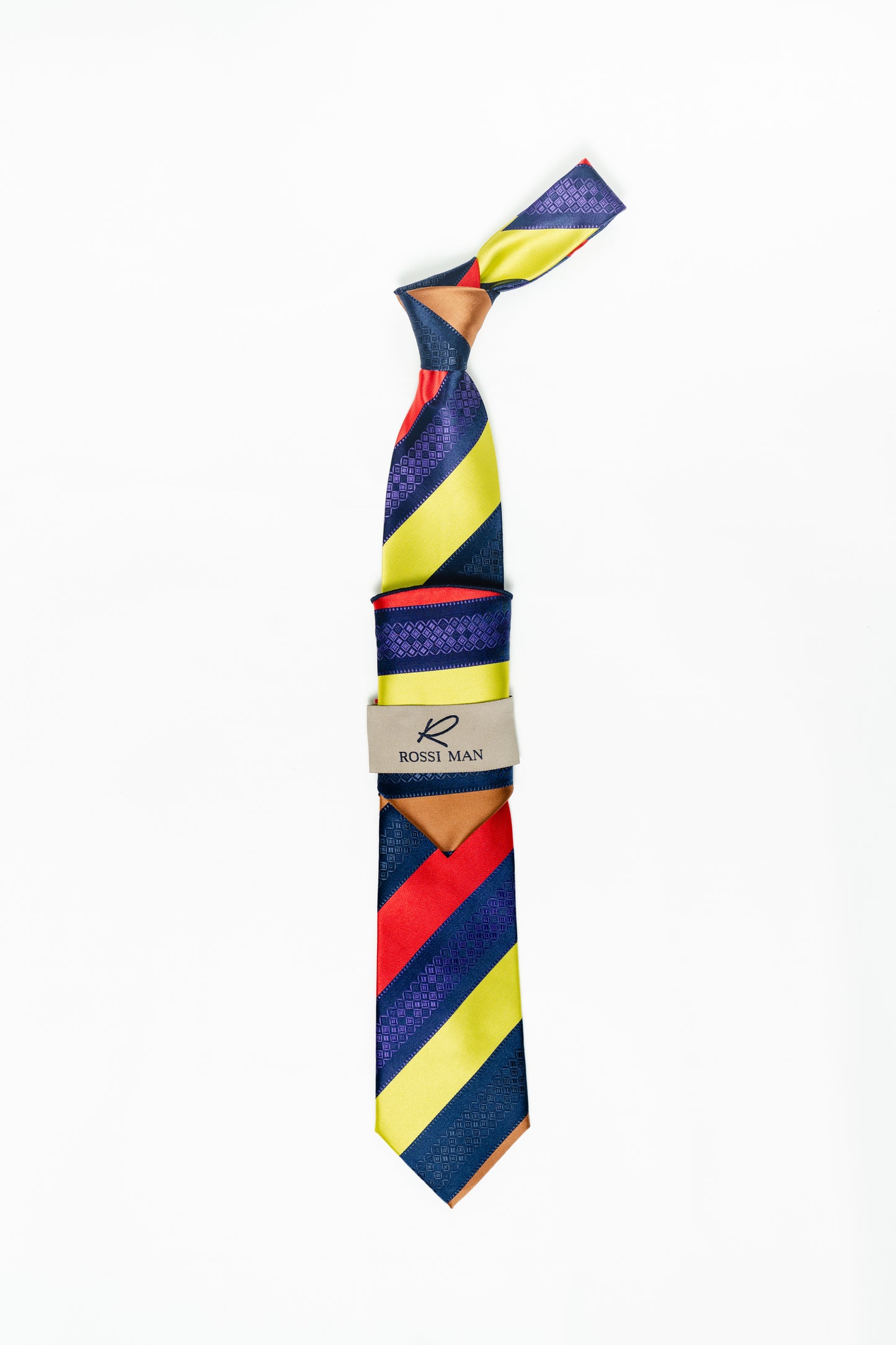 Rossi Man Tie and Pocket Round RMR509-1