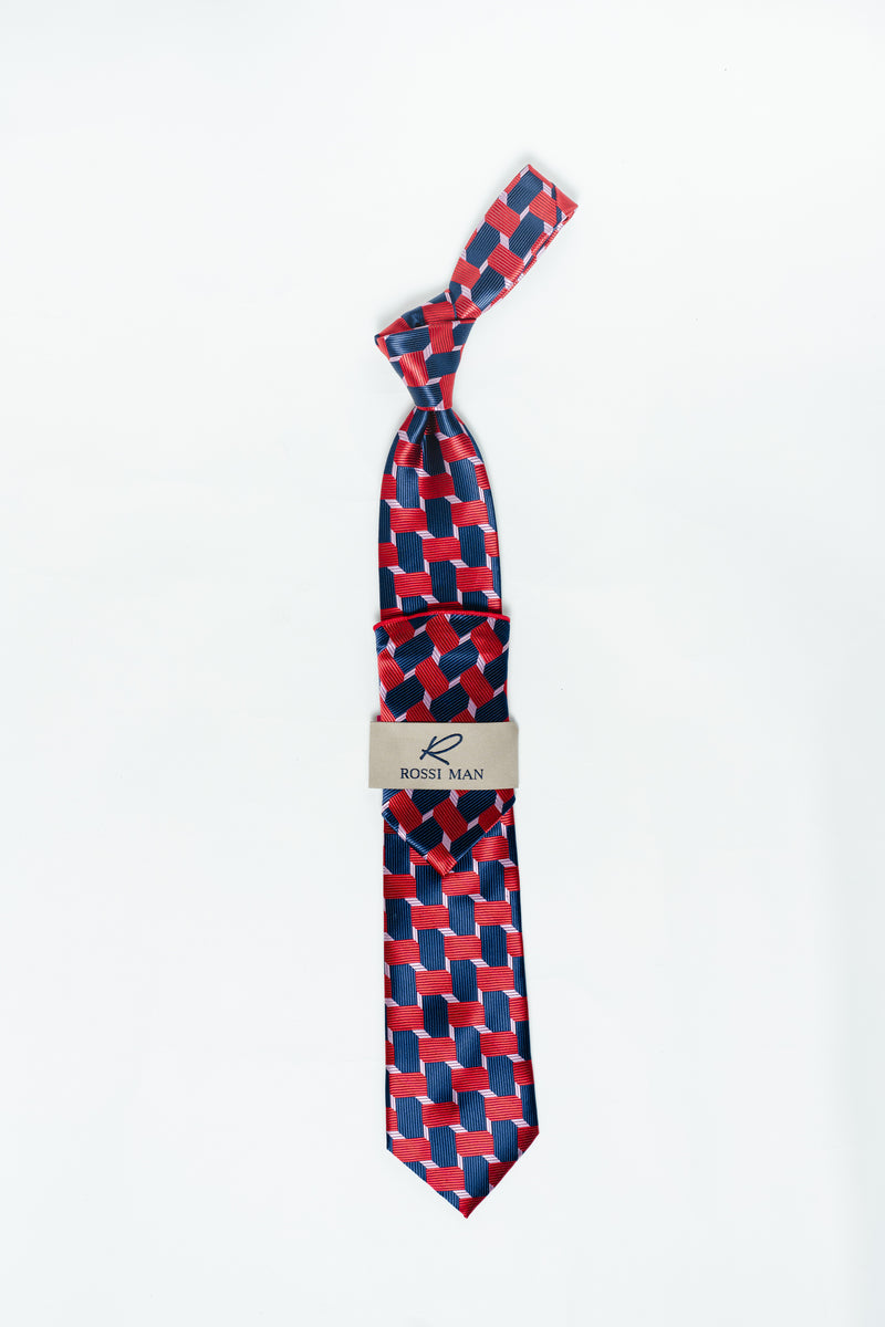 Rossi Man Tie and Pocket Round RMR455-2