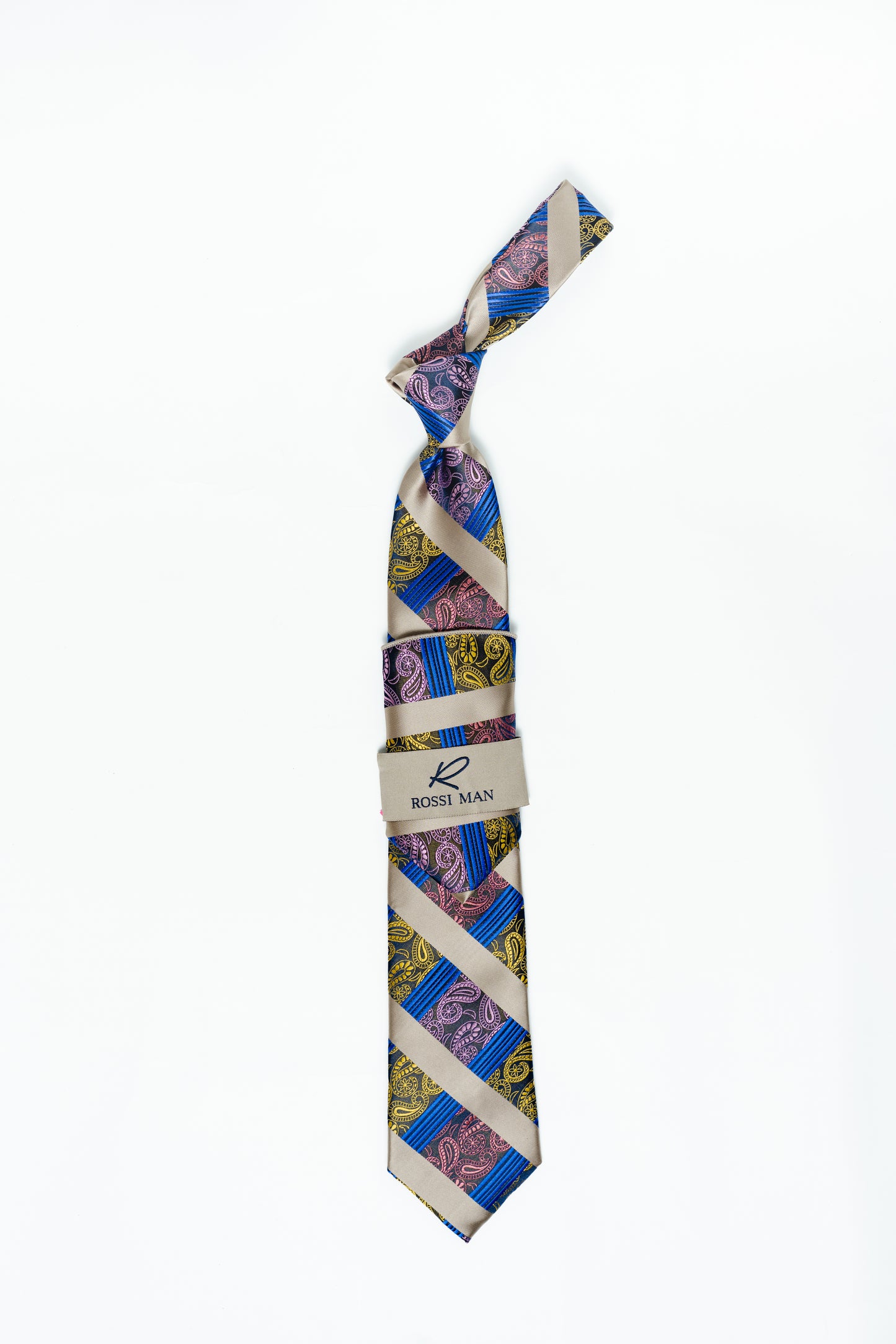 Rossi Man Tie and Pocket Round RMR511-3