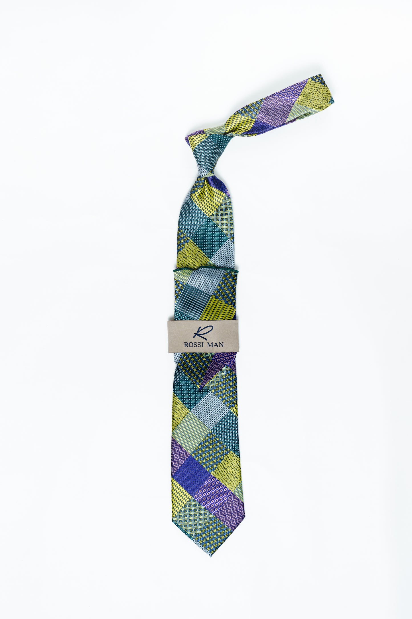 Rossi Man Tie and Pocket Round RMR517-4