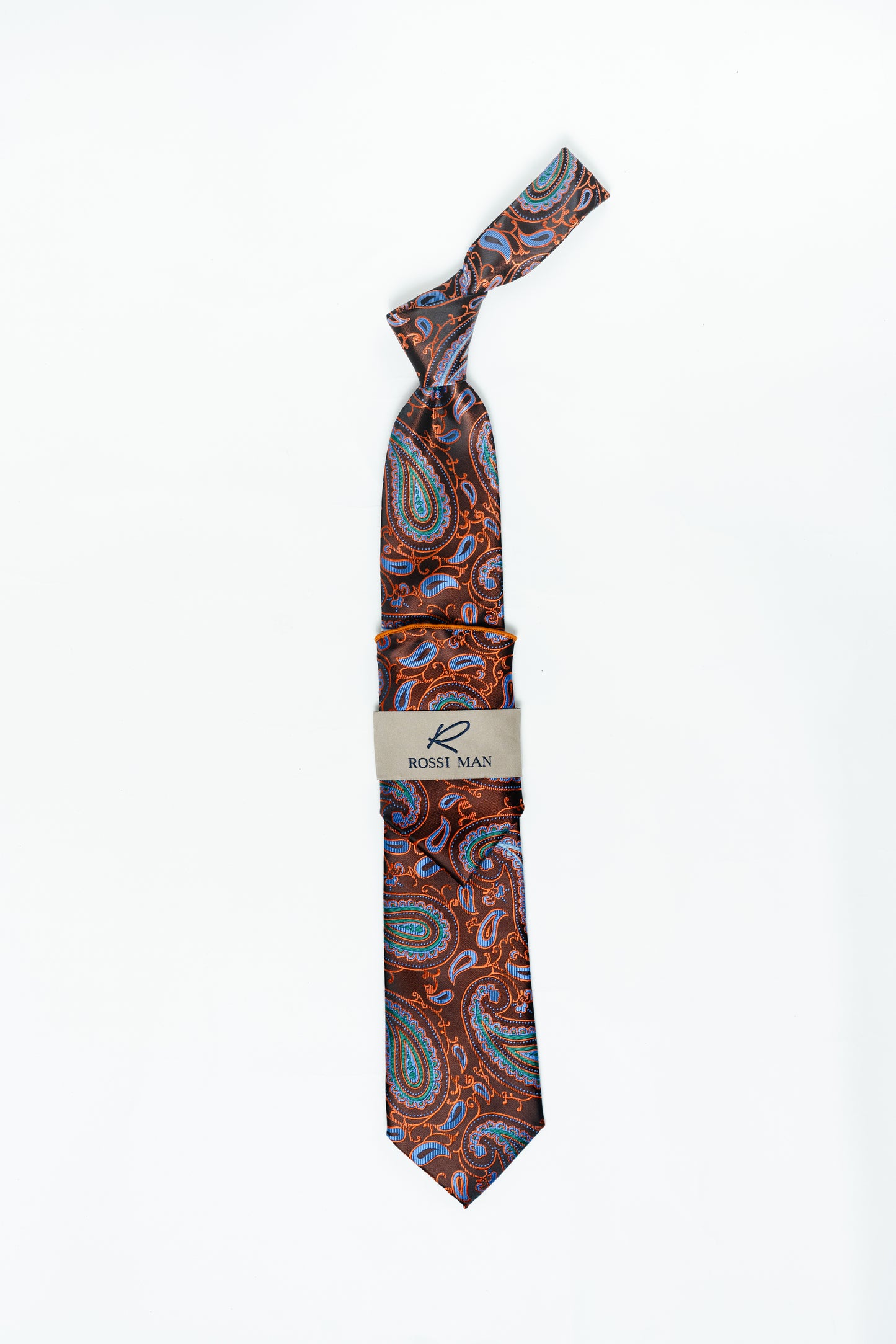Rossi Man Tie and Pocket Round RMR522-3